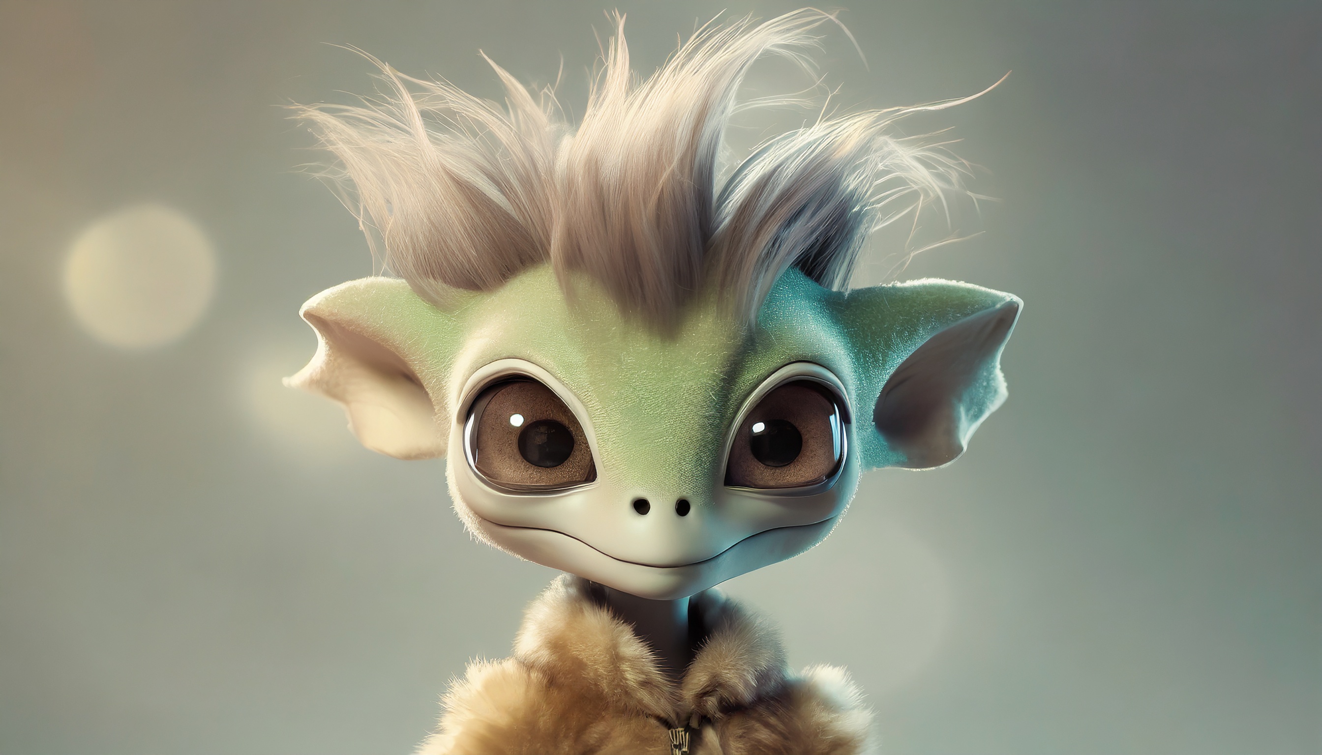 Firefly alien mignon avec des cheveux 30622