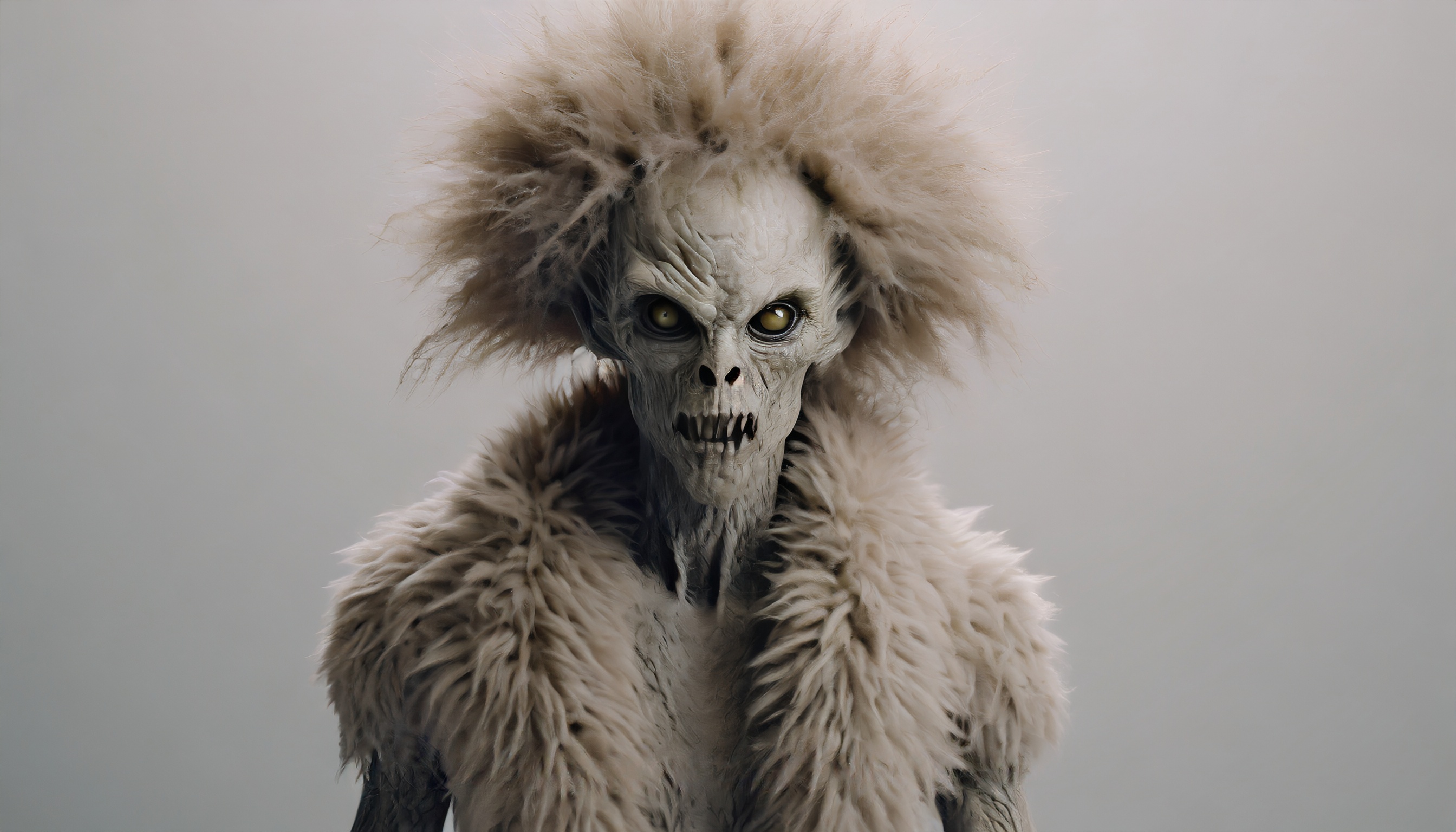 Firefly alien monster zombie with hair 511