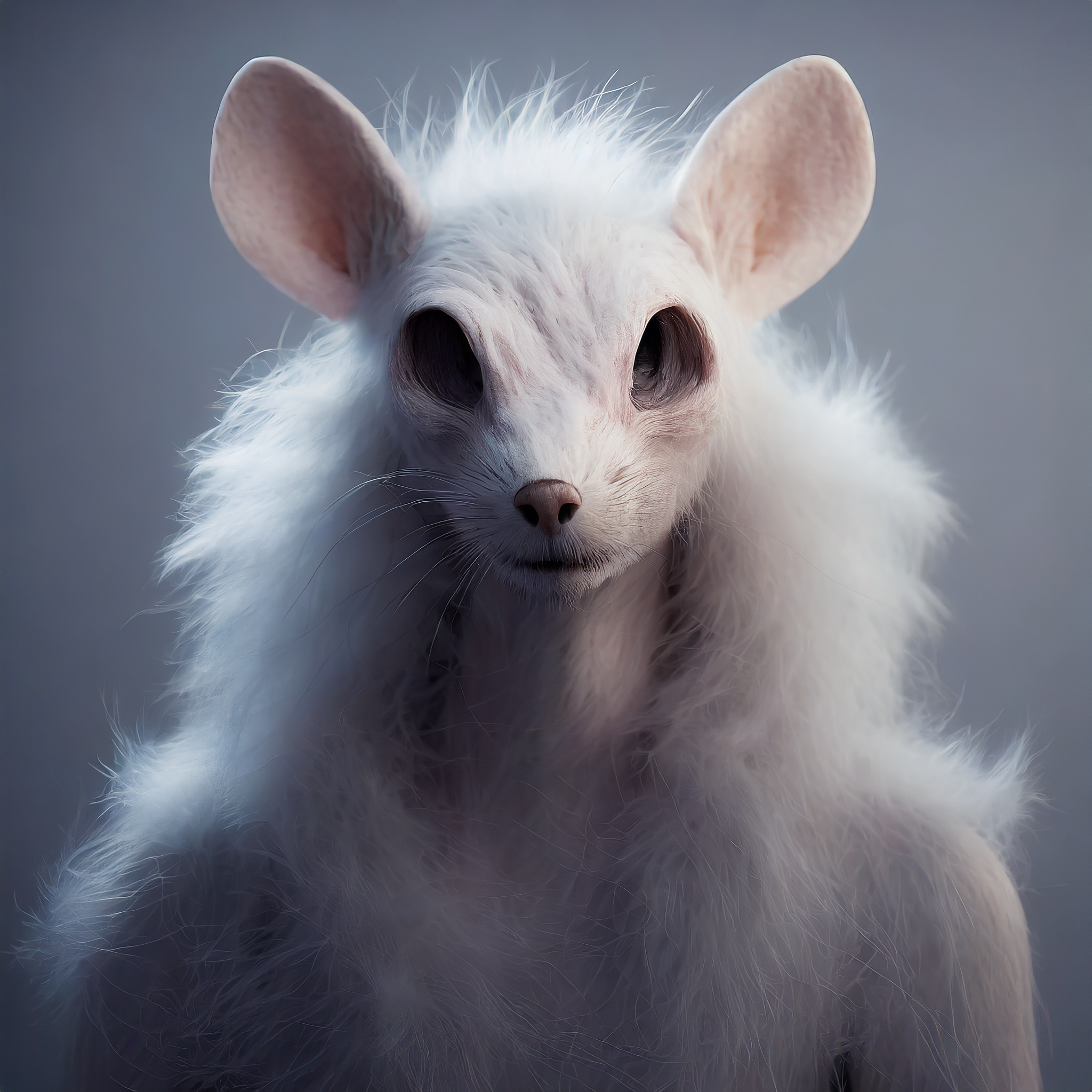 Firefly alien zombie avec tete de rat et cheveux 11834