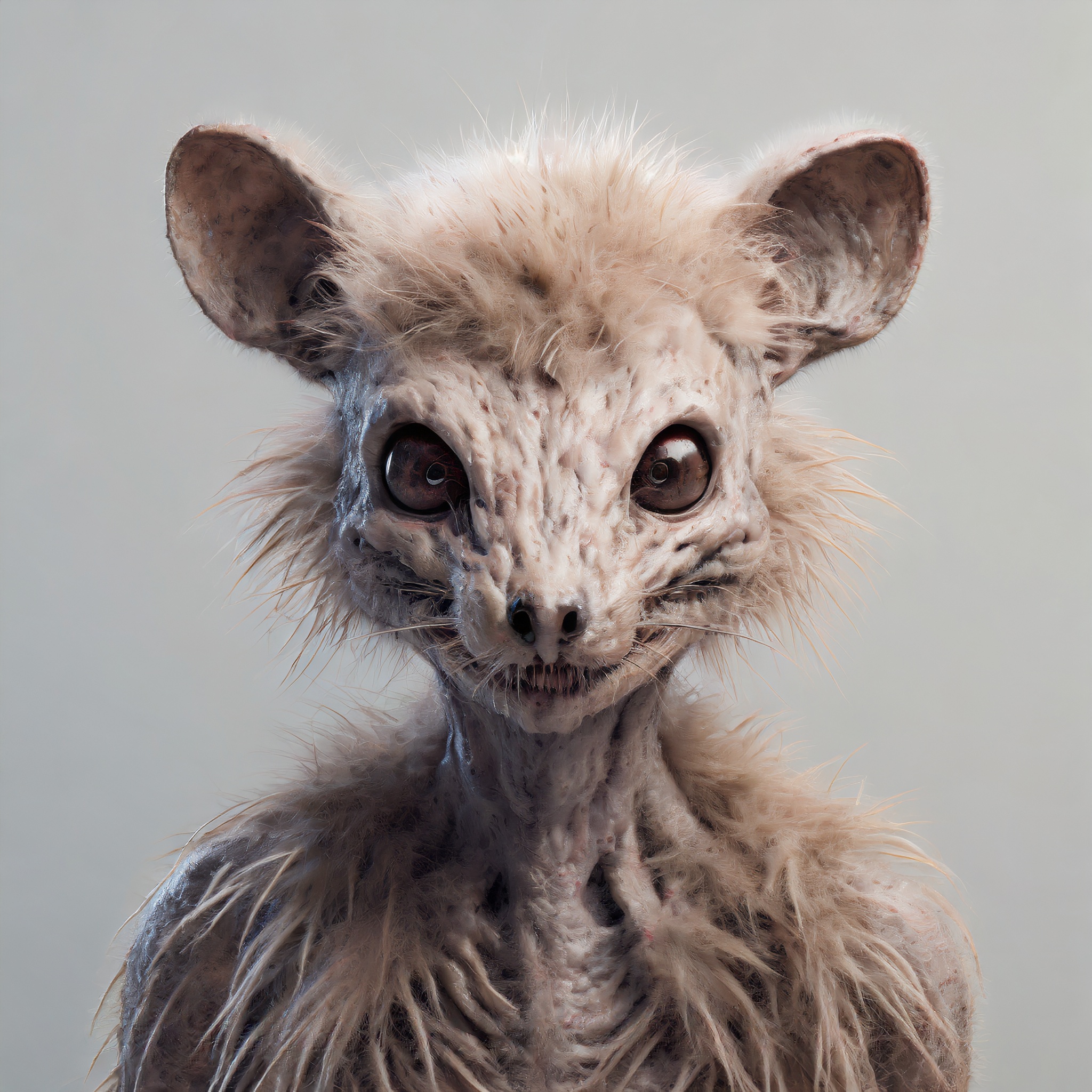 Firefly alien zombie avec tete de rat et cheveux 77303