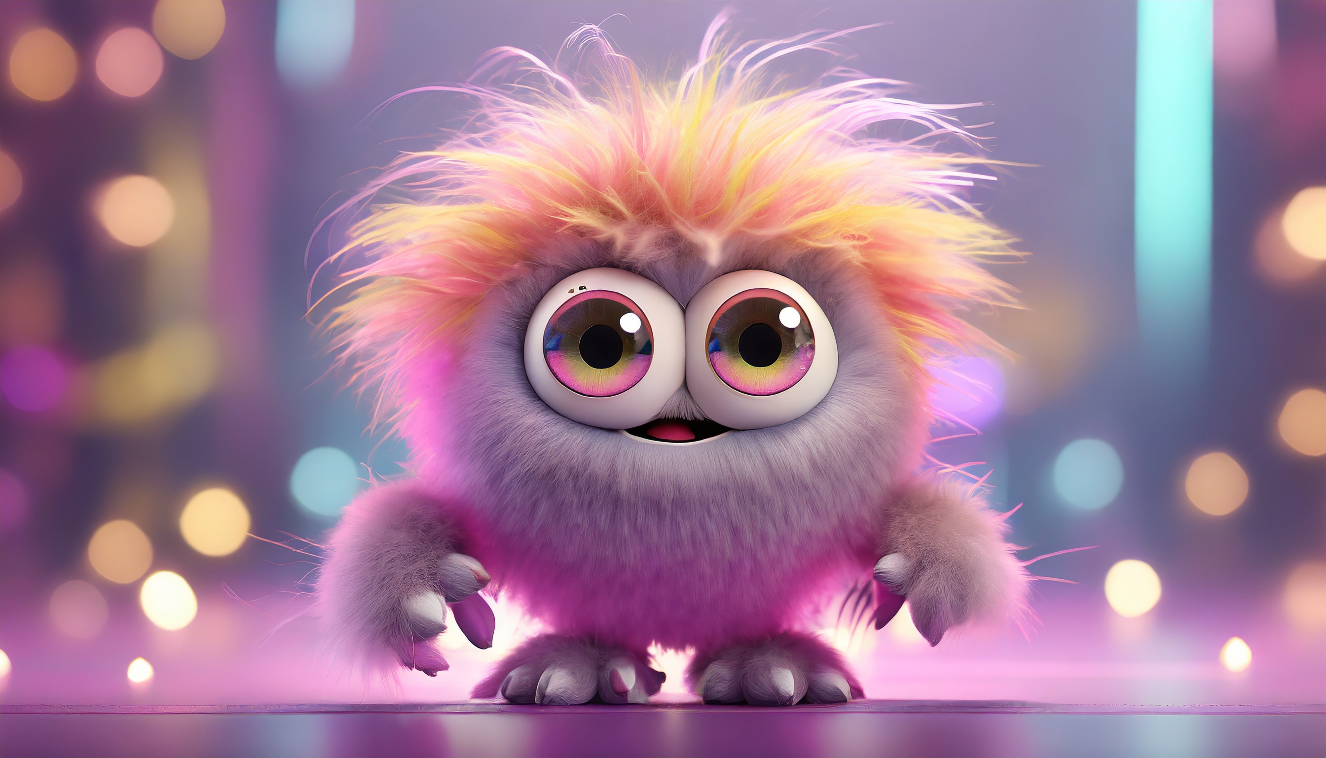 Firefly monstre mignon avec des cheveux 12850