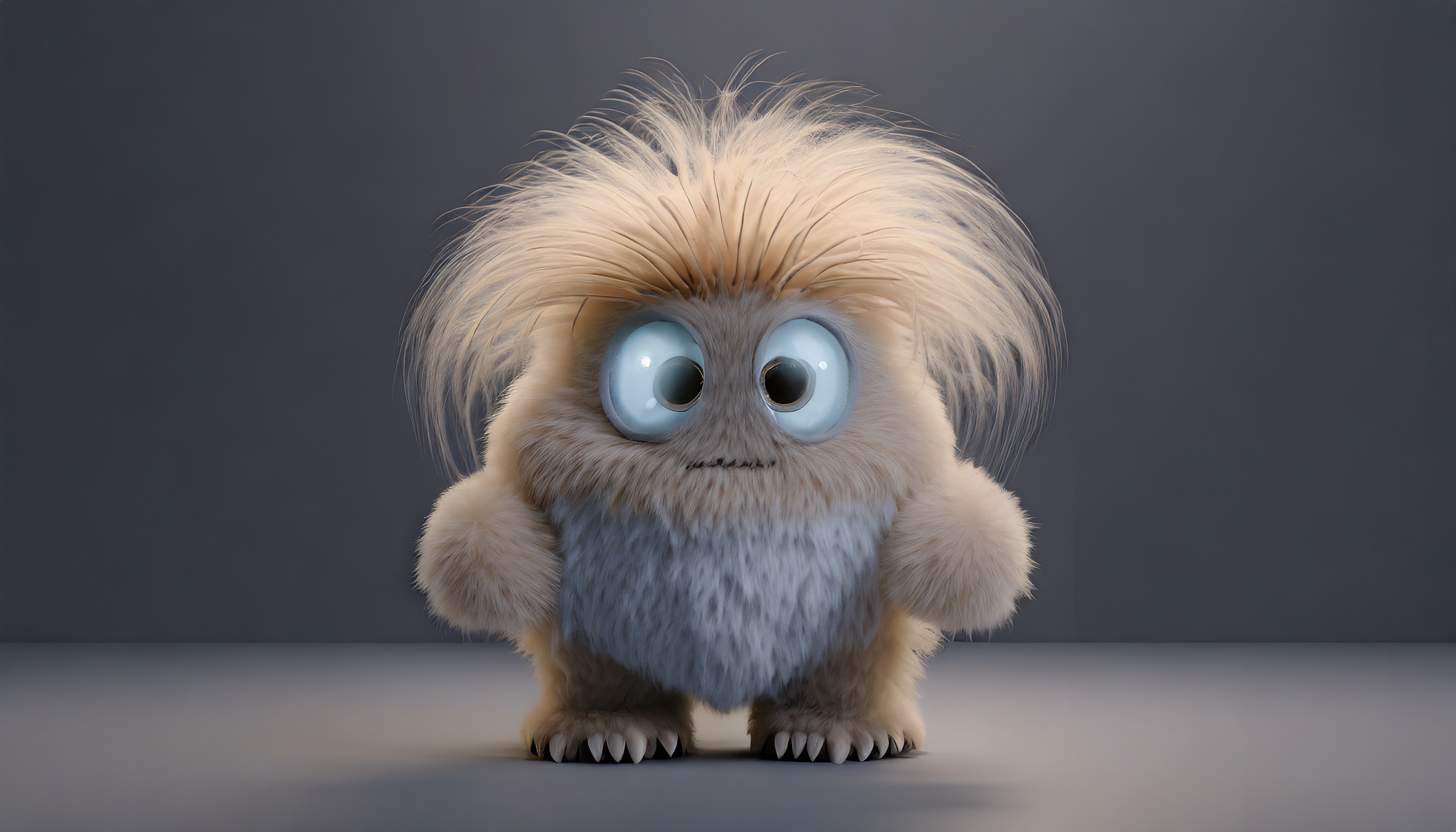 Firefly monstre mignon avec des cheveux 83156