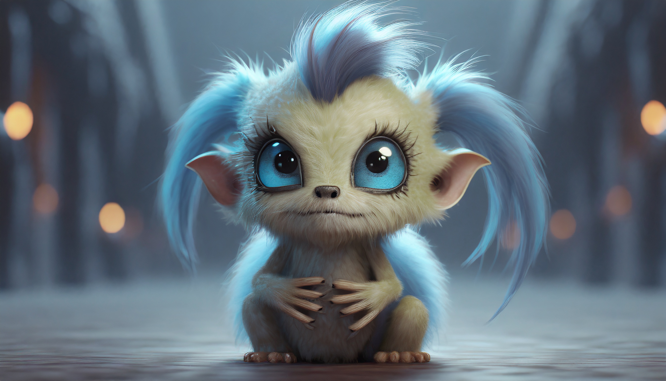 Firefly petit monstre timide avec une queue de cheval 33752