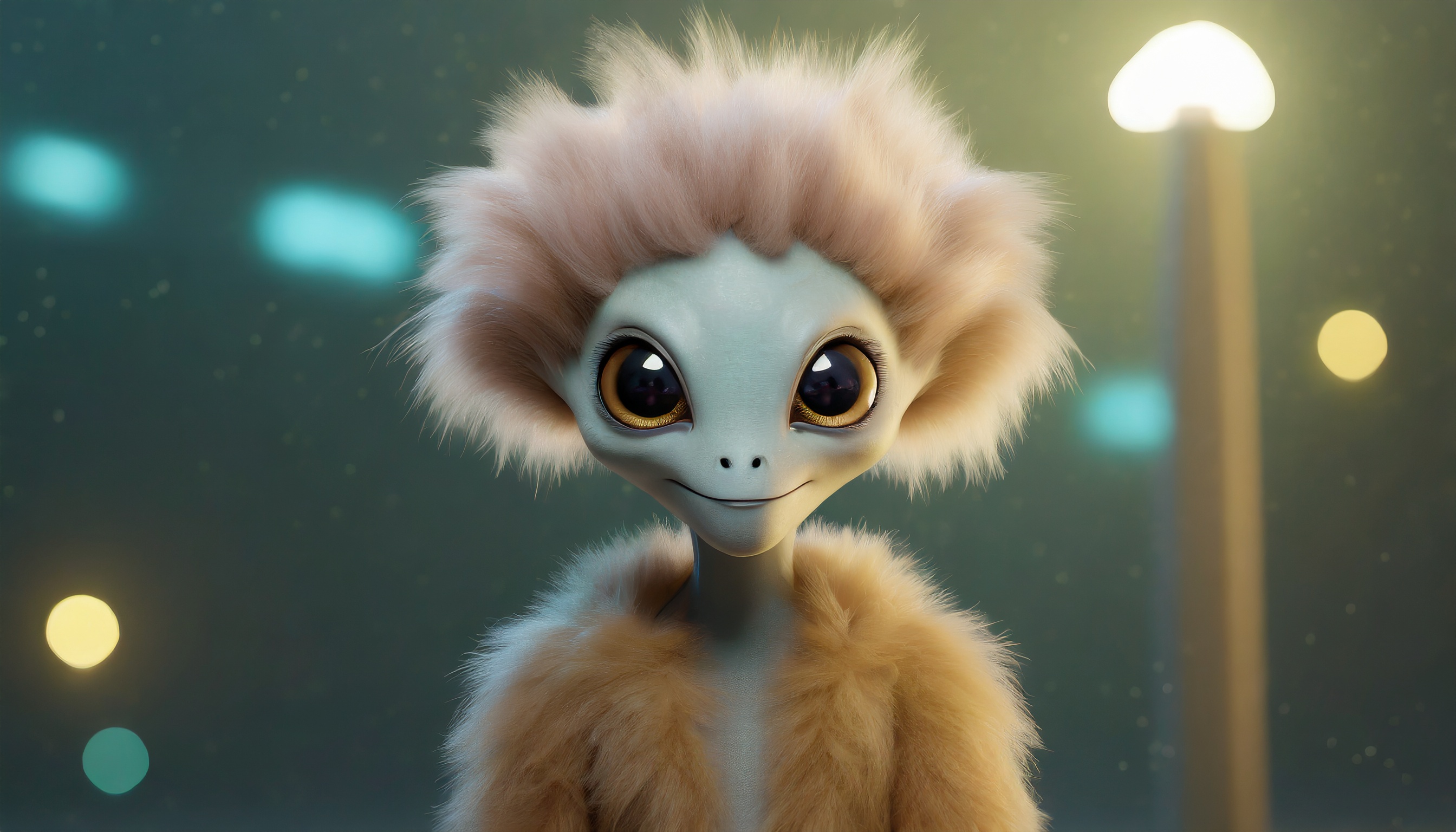 Firefly un alien mignon avec des cheveux 87996