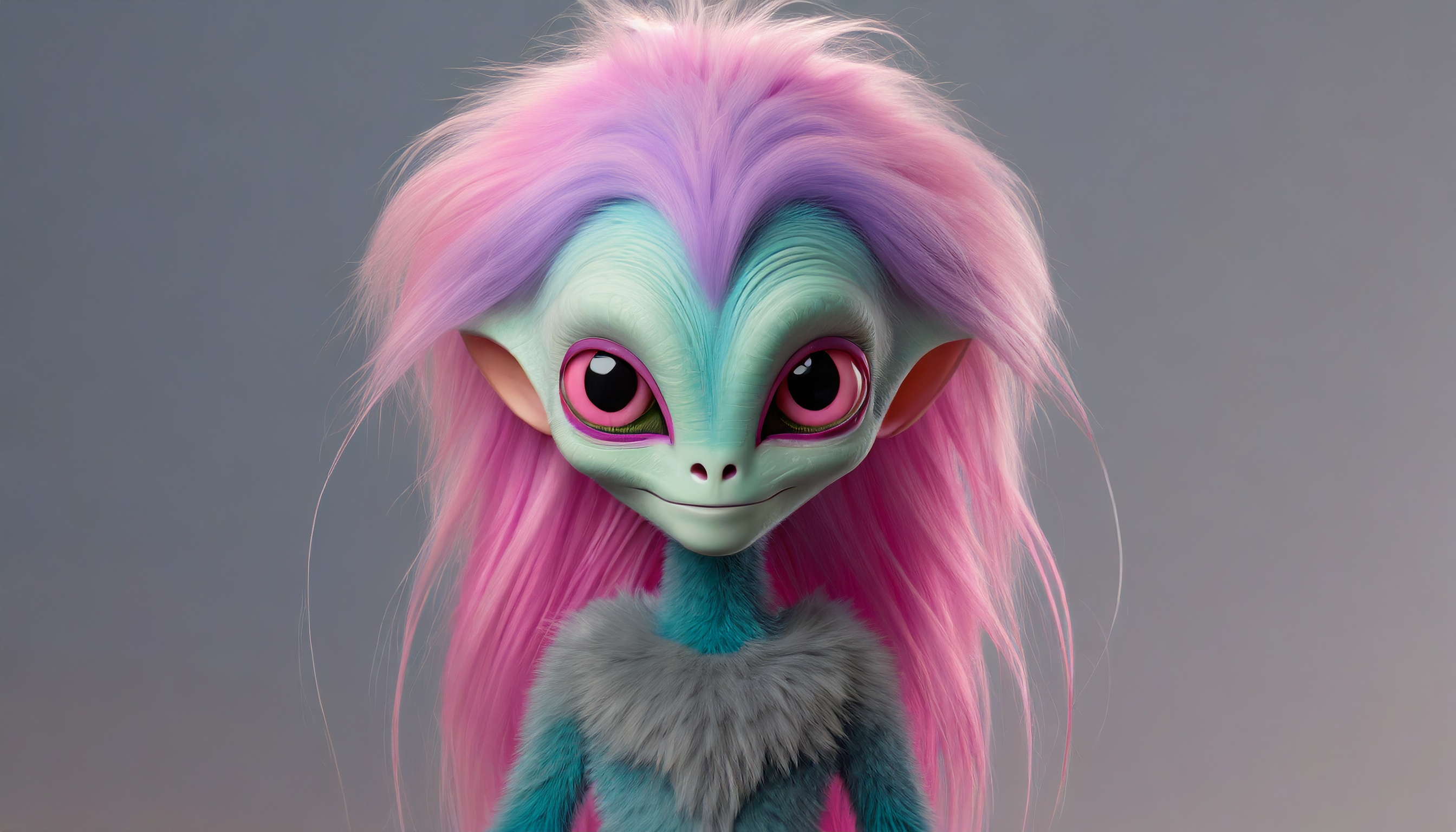 Firefly un alien mignon avec des cheveux long 84031