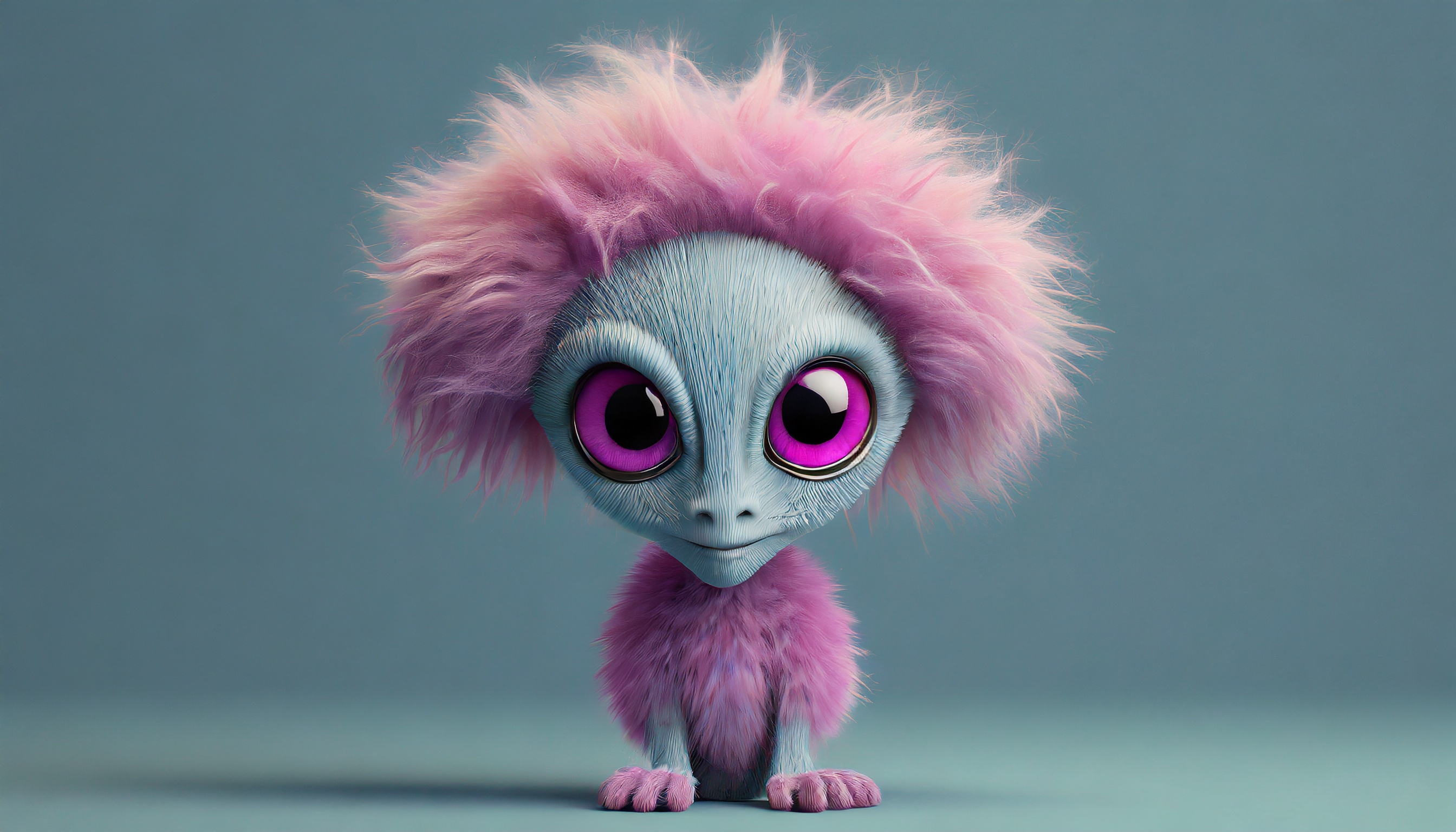 Firefly un alien mignon triste avec des cheveux 1571