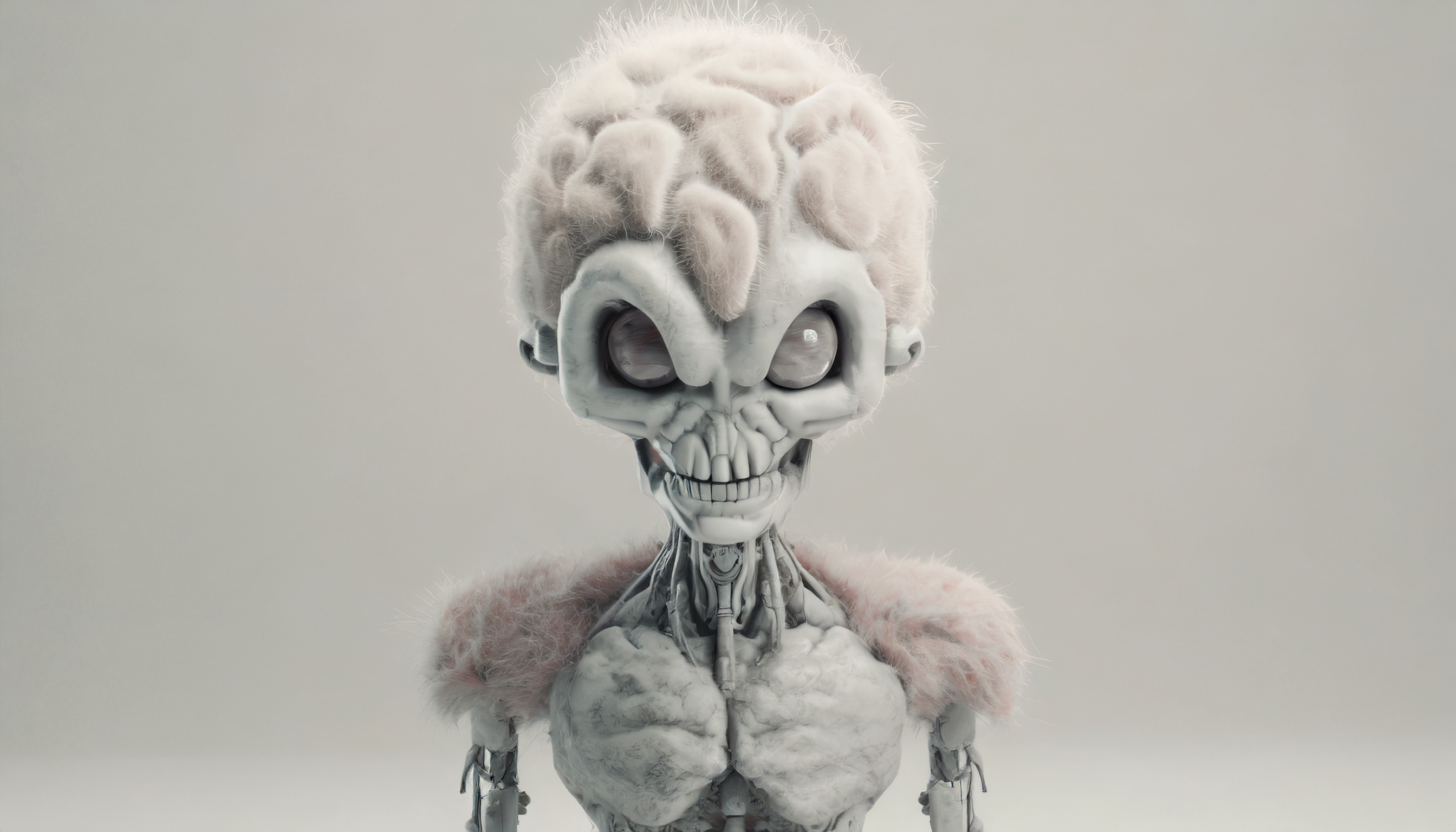 Firefly un alien zombie robot avec son cerveau visible 16043