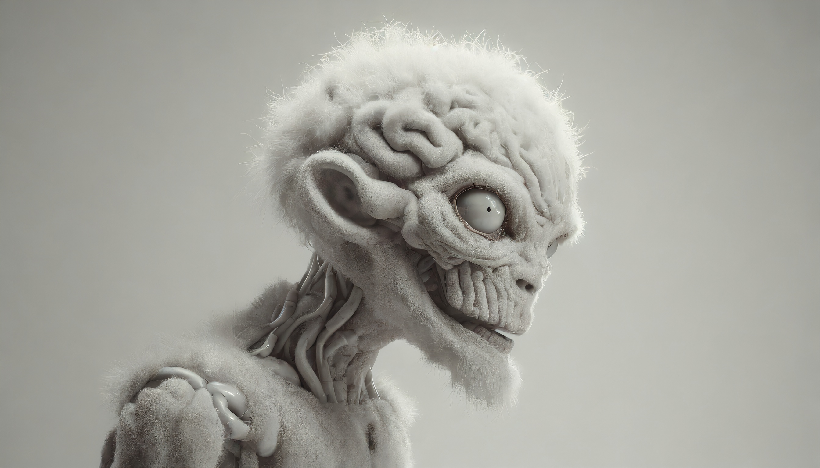 Firefly un alien zombie robot avec son cerveau visible 16096