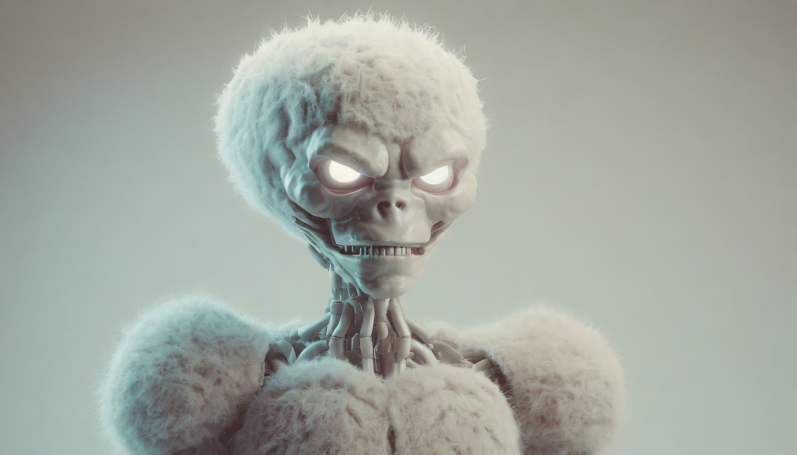 Firefly un alien zombie robot avec son cerveau visible 31746