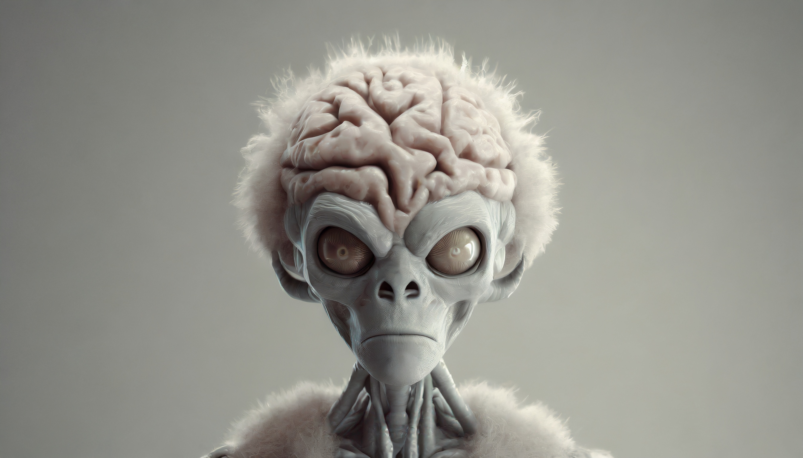 Firefly un alien zombie robot avec son cerveau visible 63128