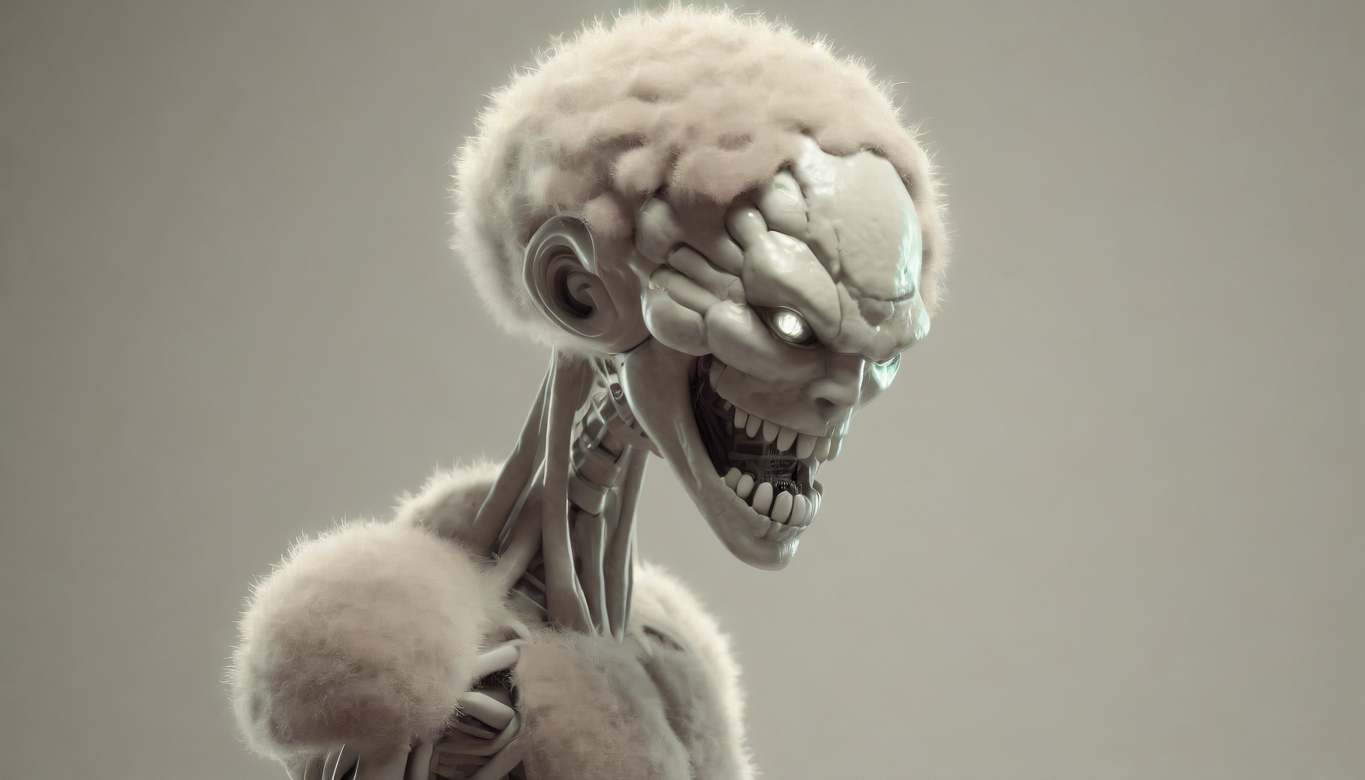 Firefly un alien zombie robot avec son cerveau visible 67776