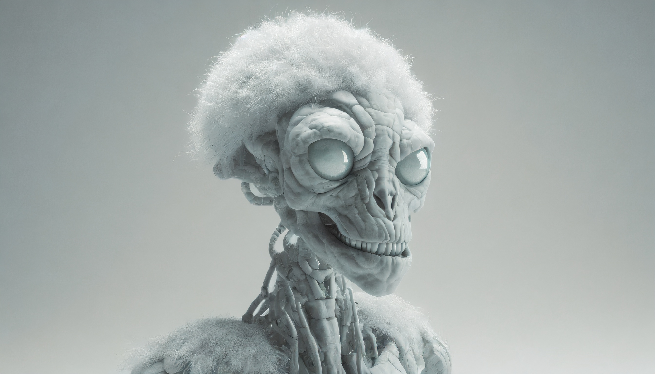 Firefly un alien zombie robot avec son cerveau visible 68617