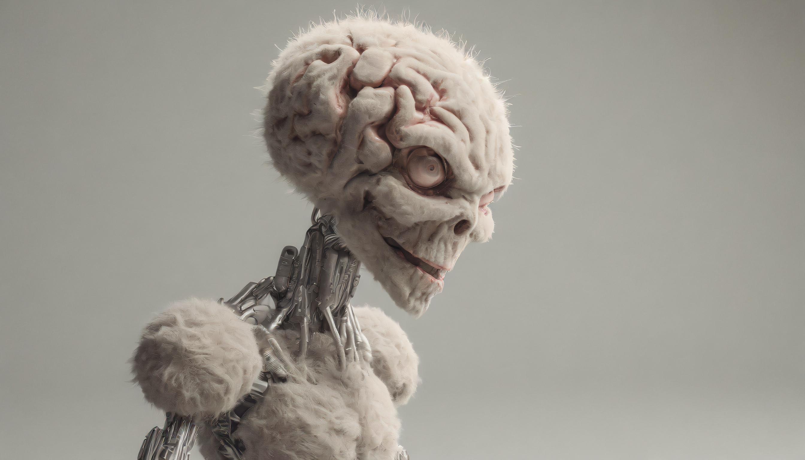 Firefly un alien zombie robot avec son cerveau visible 76551