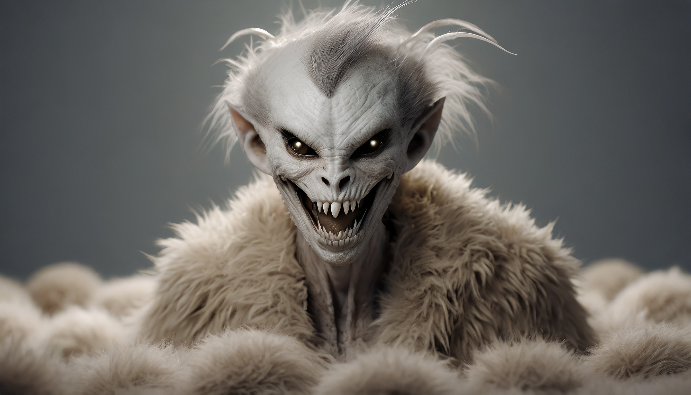 Firefly un extra terrestre avec des cheveux et des dents de vampire dans une piscine à balles 22868