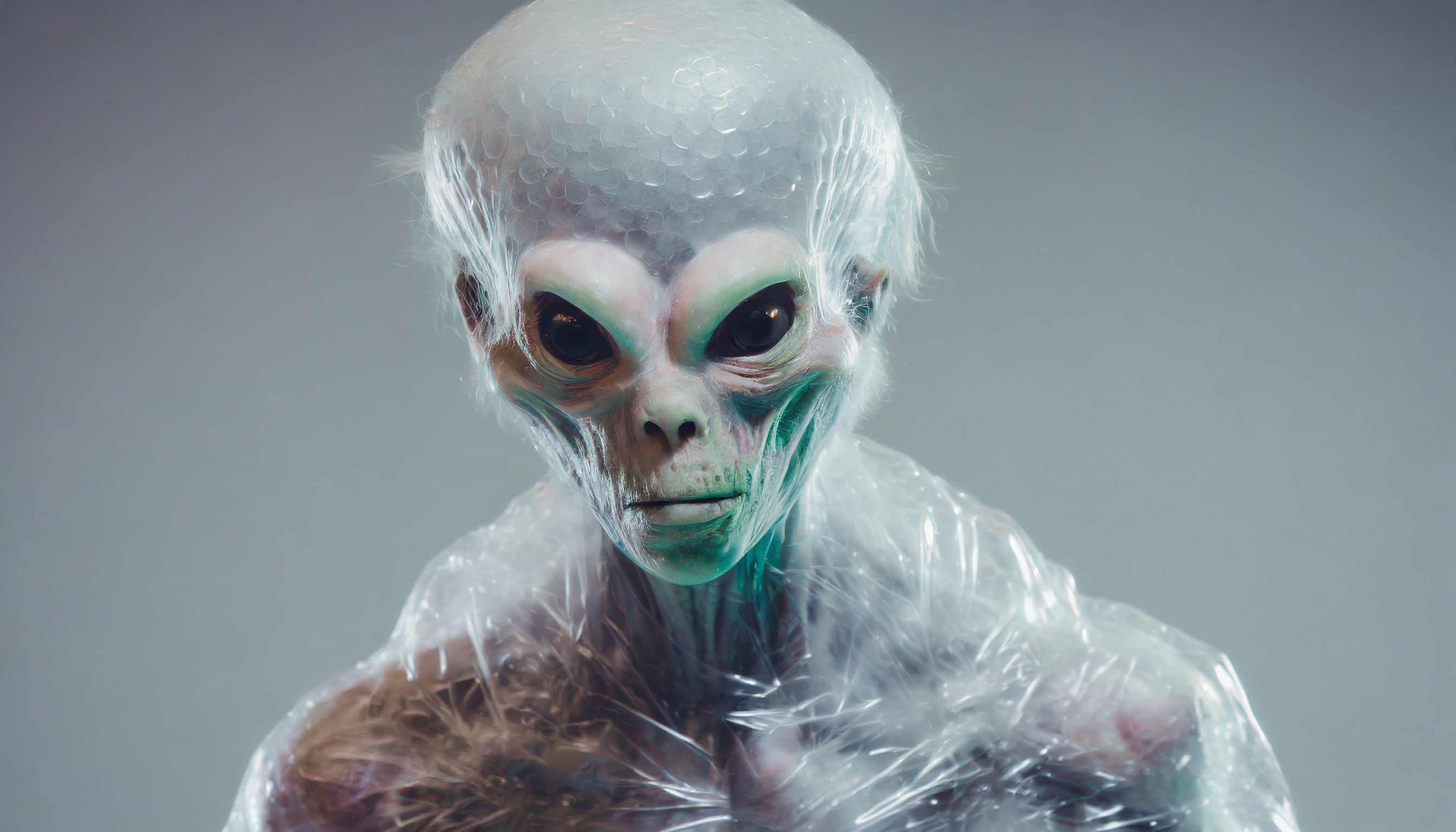 Firefly un monstre alien zombie avec une peau de papier bulle et des cheveux en fil de fer 73773