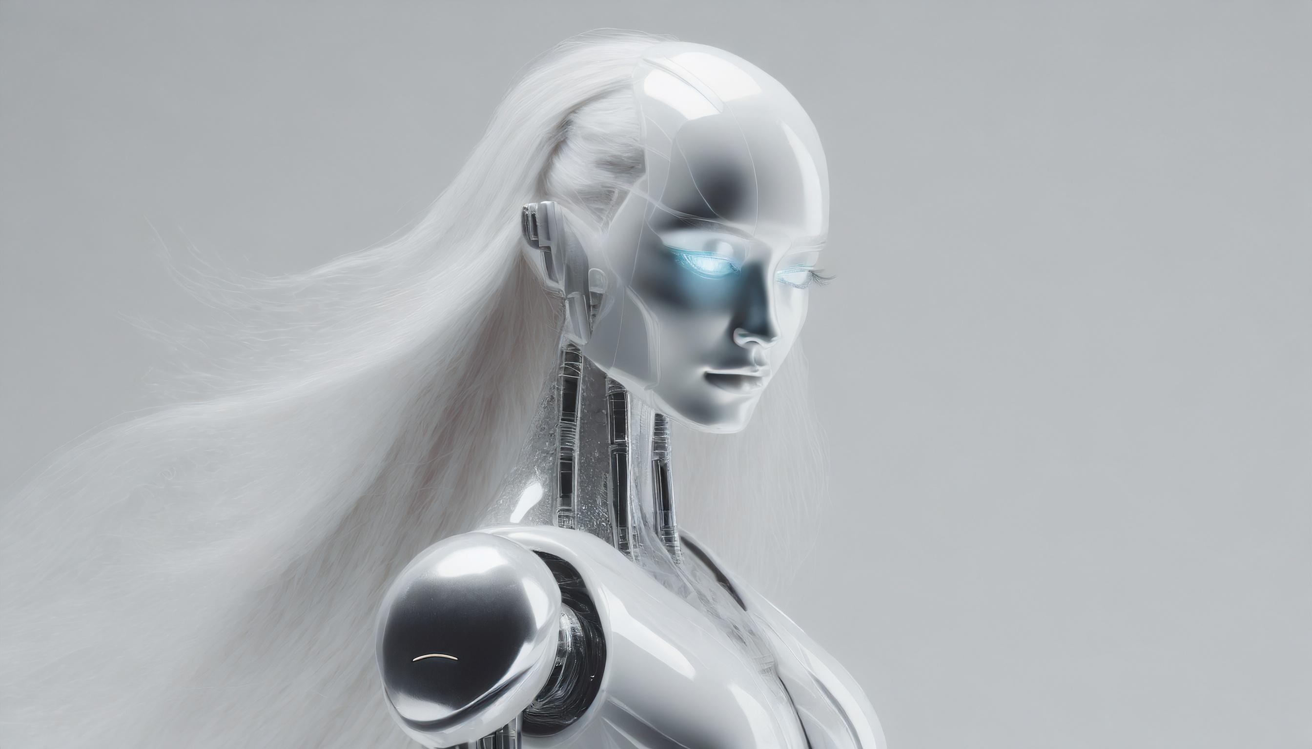 Firefly un robot avec des cheveux long et une tete feminine 68046