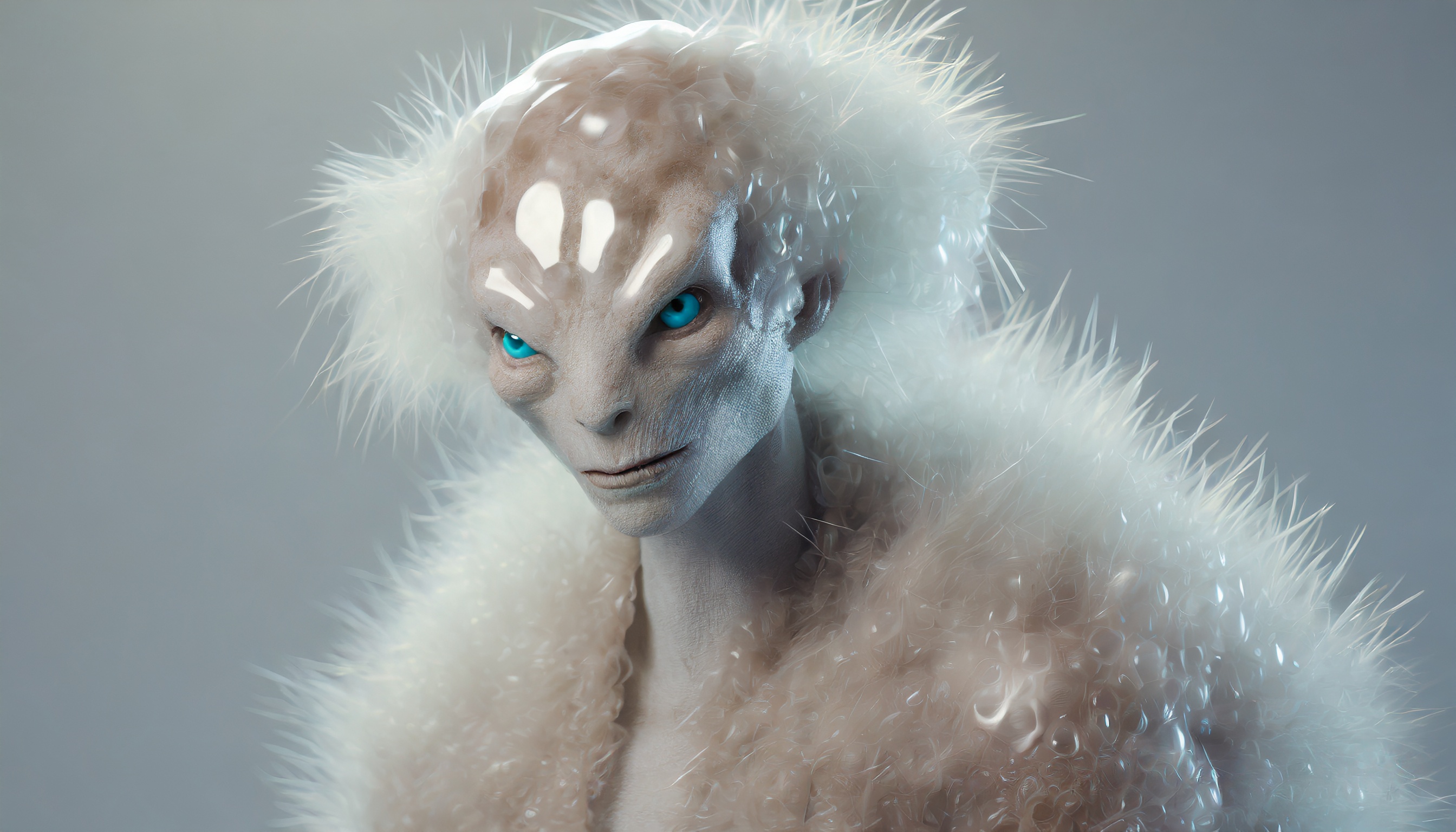 Firefly une alien mutant avec une peau de papier bulle et des cheveux de zombie 21576