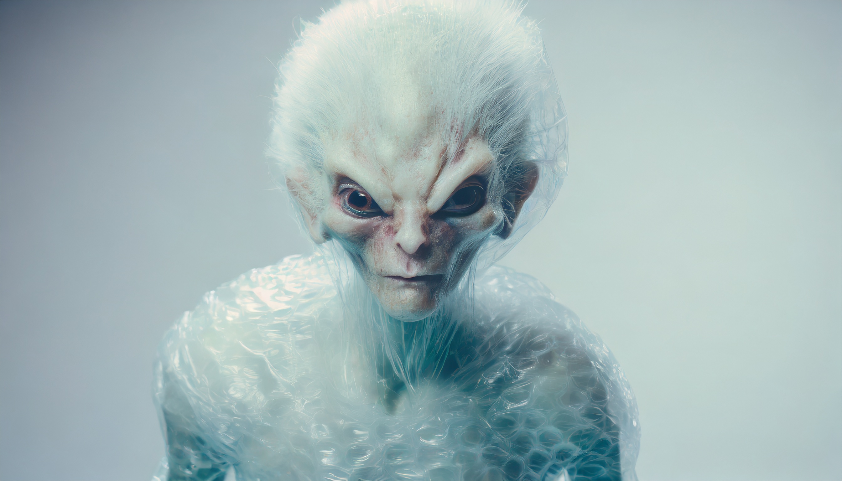 Firefly une alien mutant avec une peau de papier bulle et des cheveux de zombie 74961