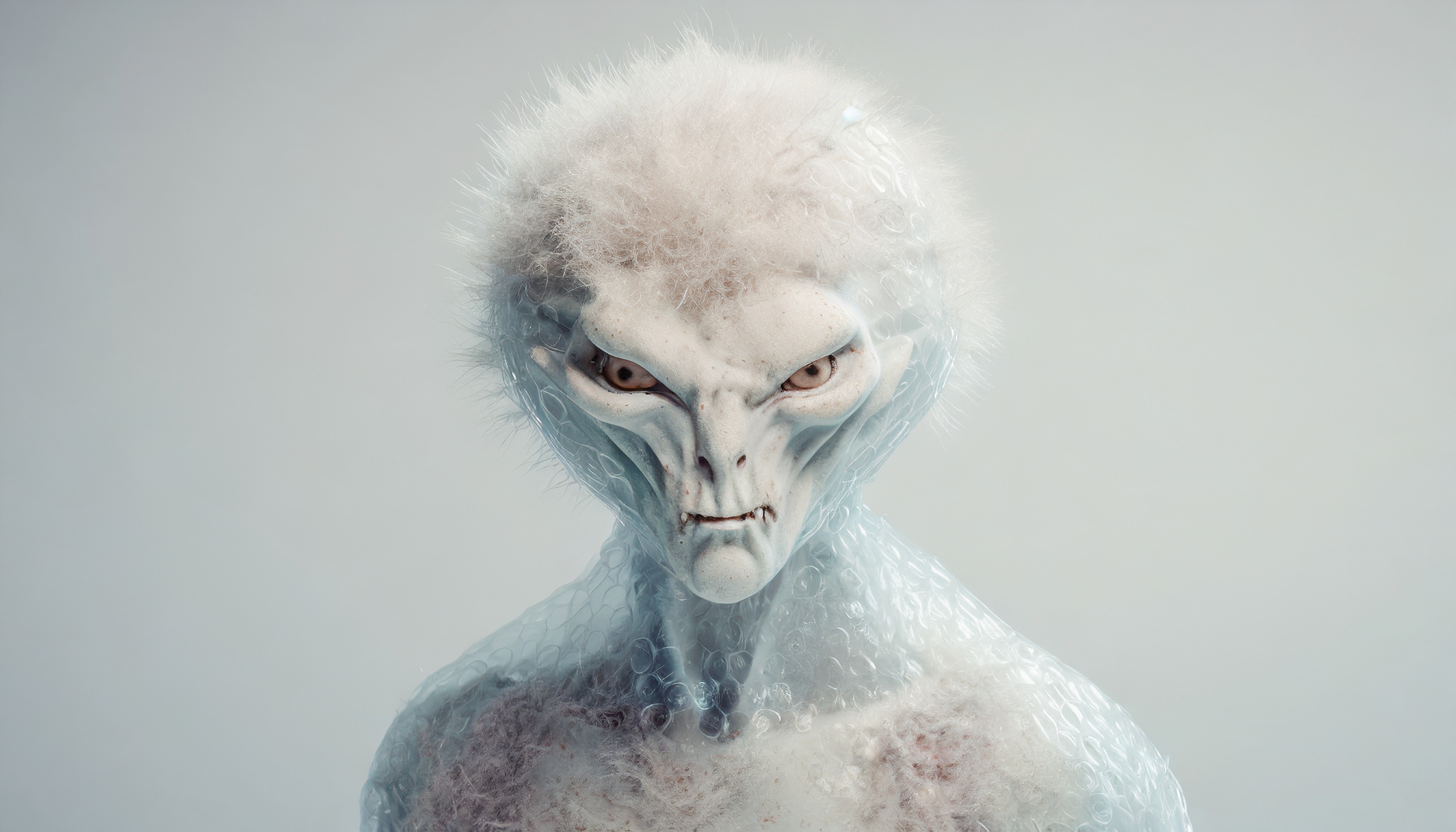 Firefly une alien mutant avec une peau de papier bulle et des cheveux de zombie 9683