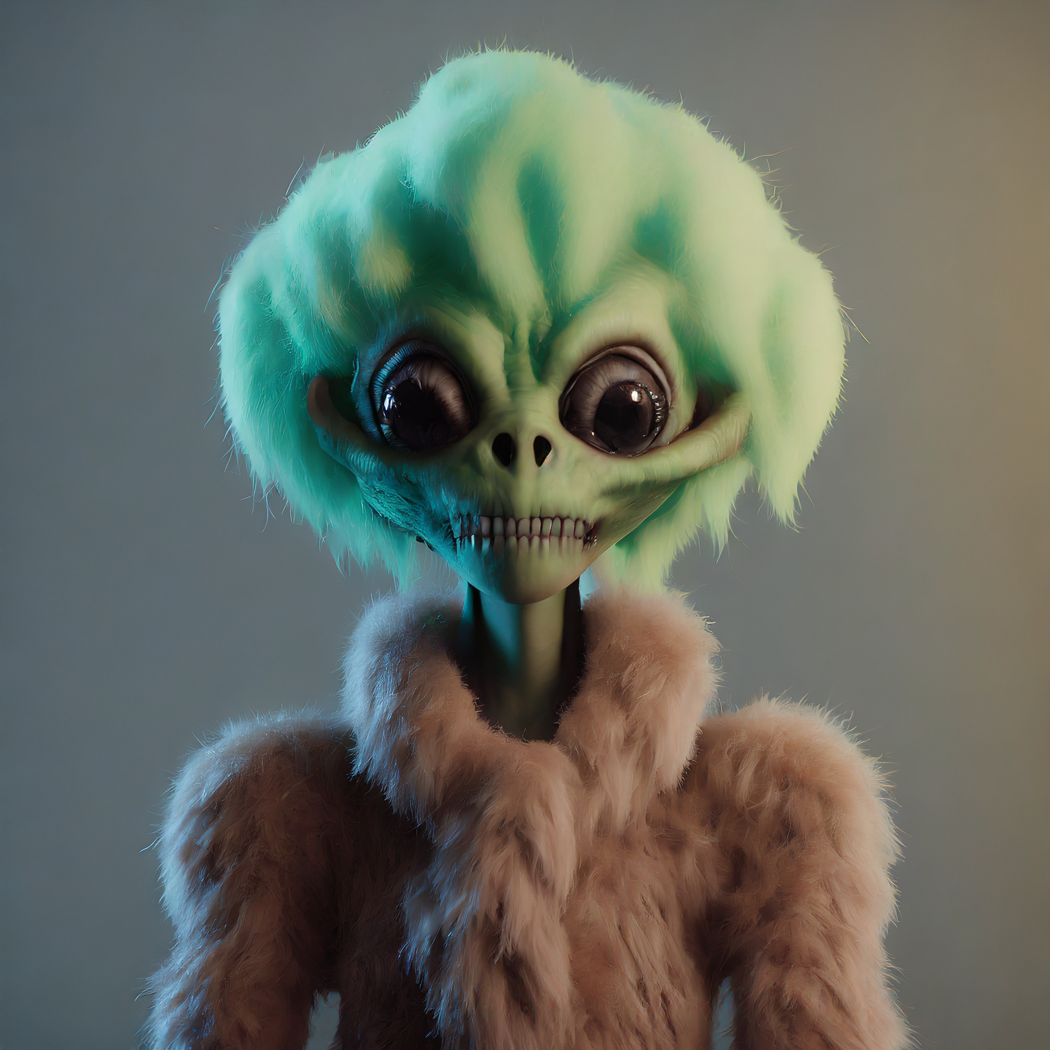 Firefly zombie monstre alien avec des cheveux bouclés 57648