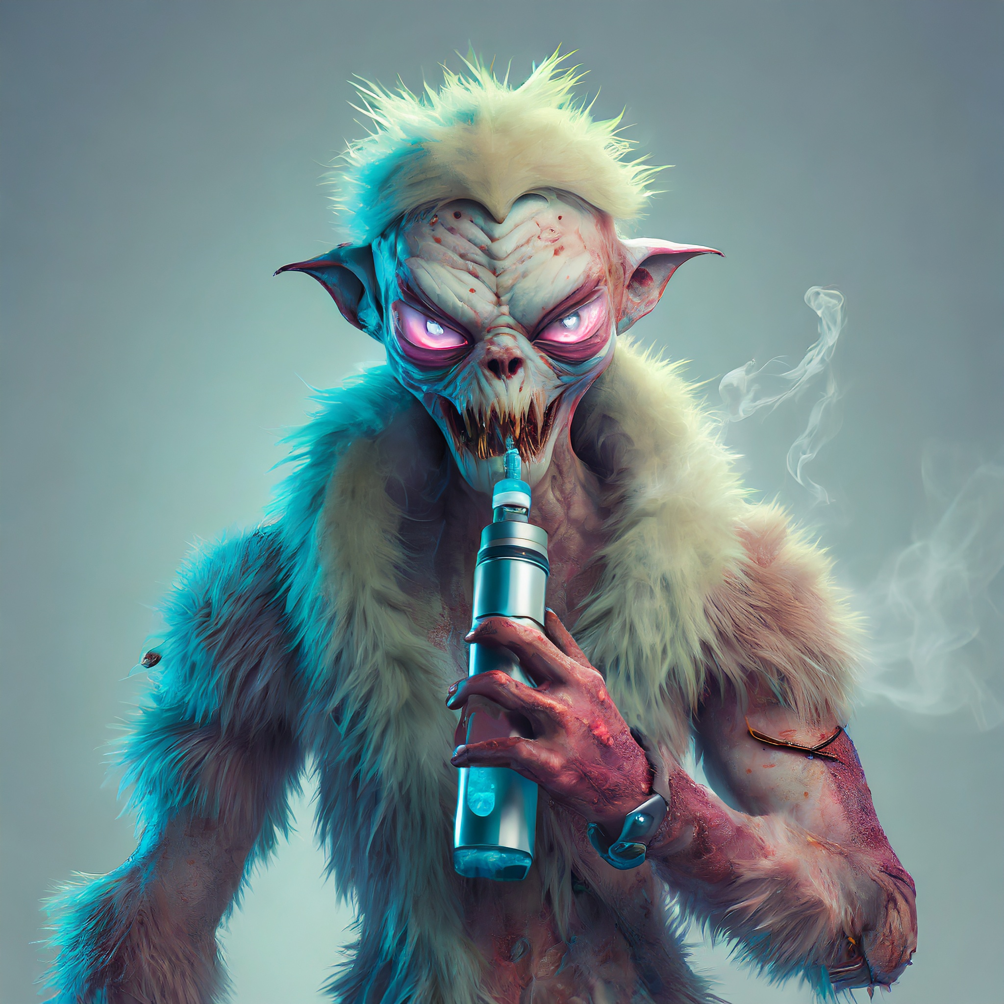 Firefly zombie monstre alien avec une vapoteuse 18415