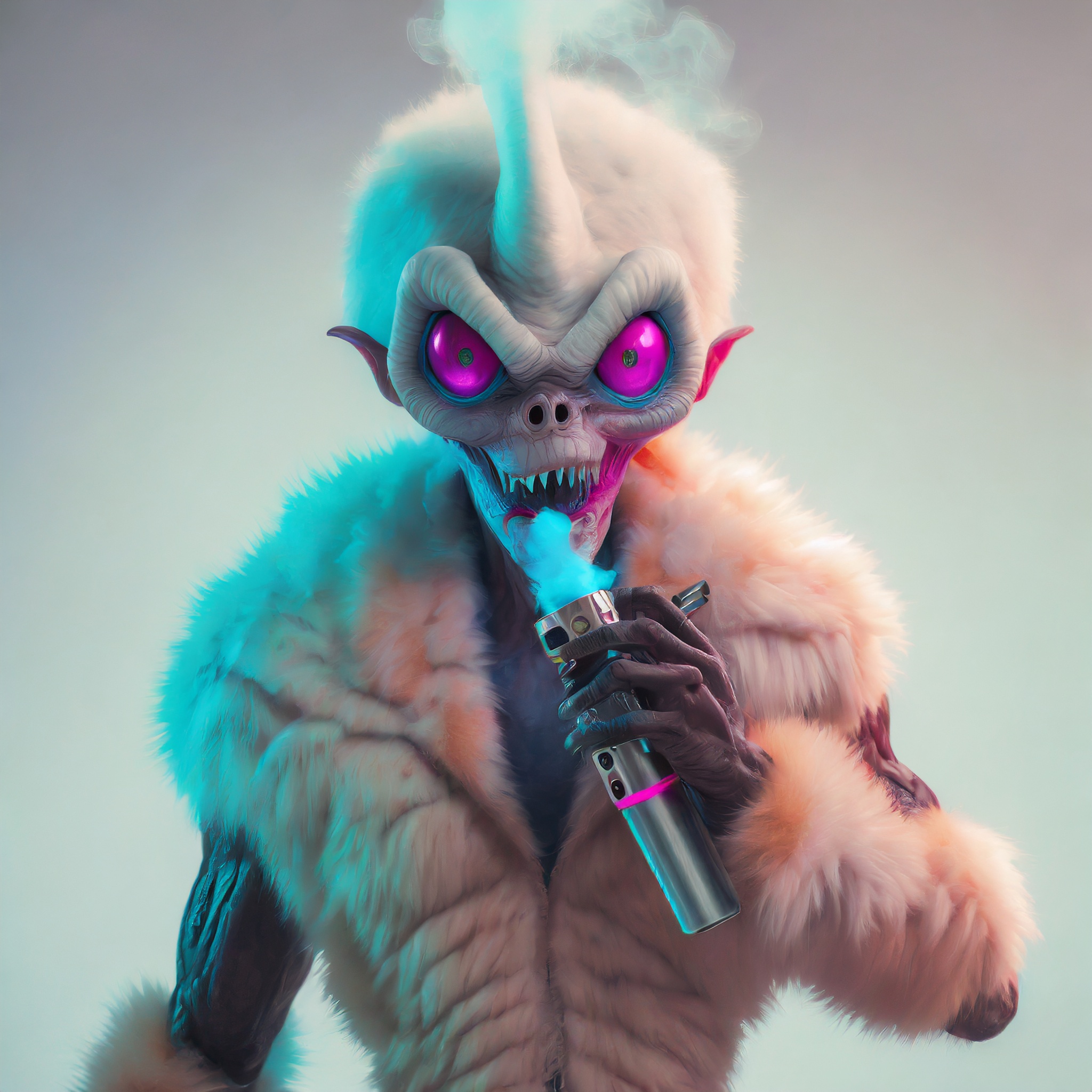 Firefly zombie monstre alien avec une vapoteuse 76259