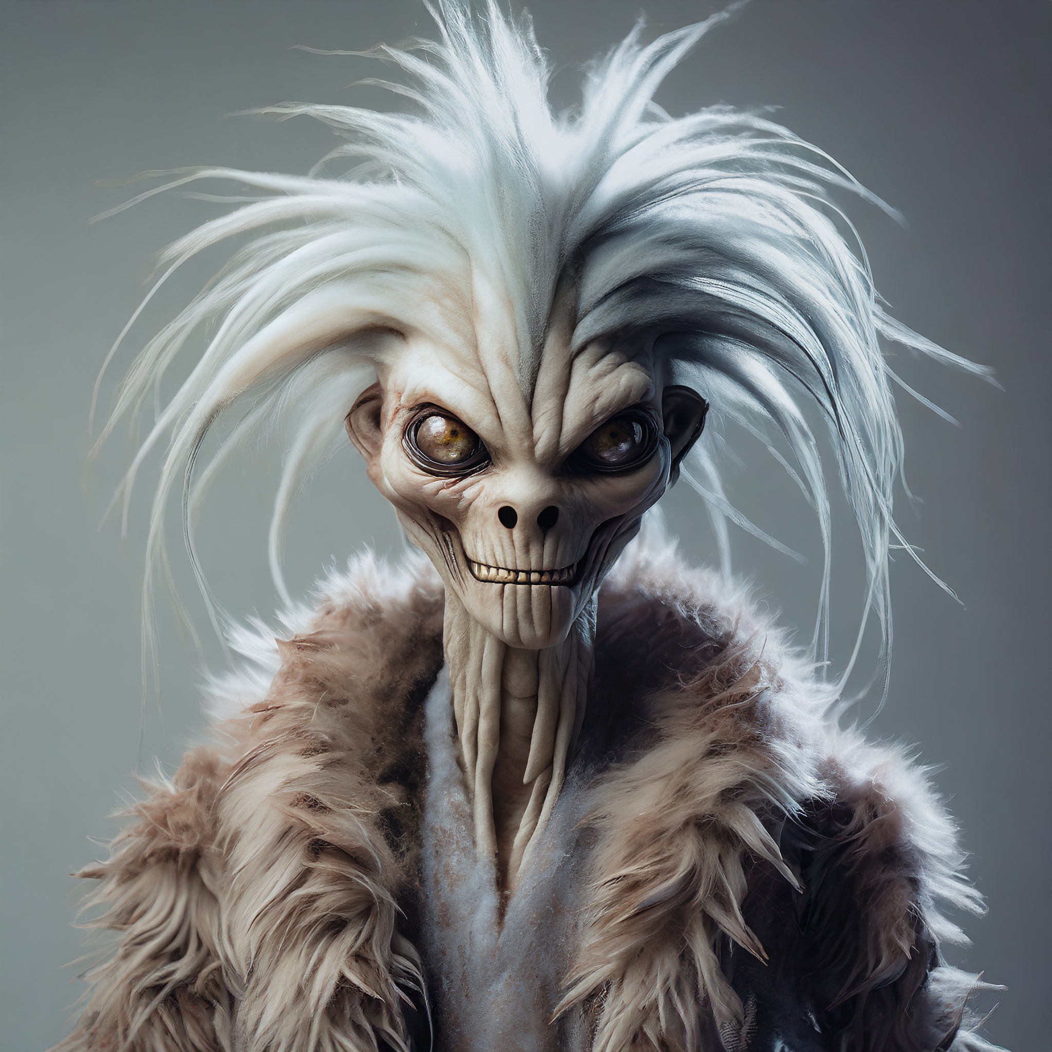 Firefly zombie monstre alien mannequin avec des cheveux 39164