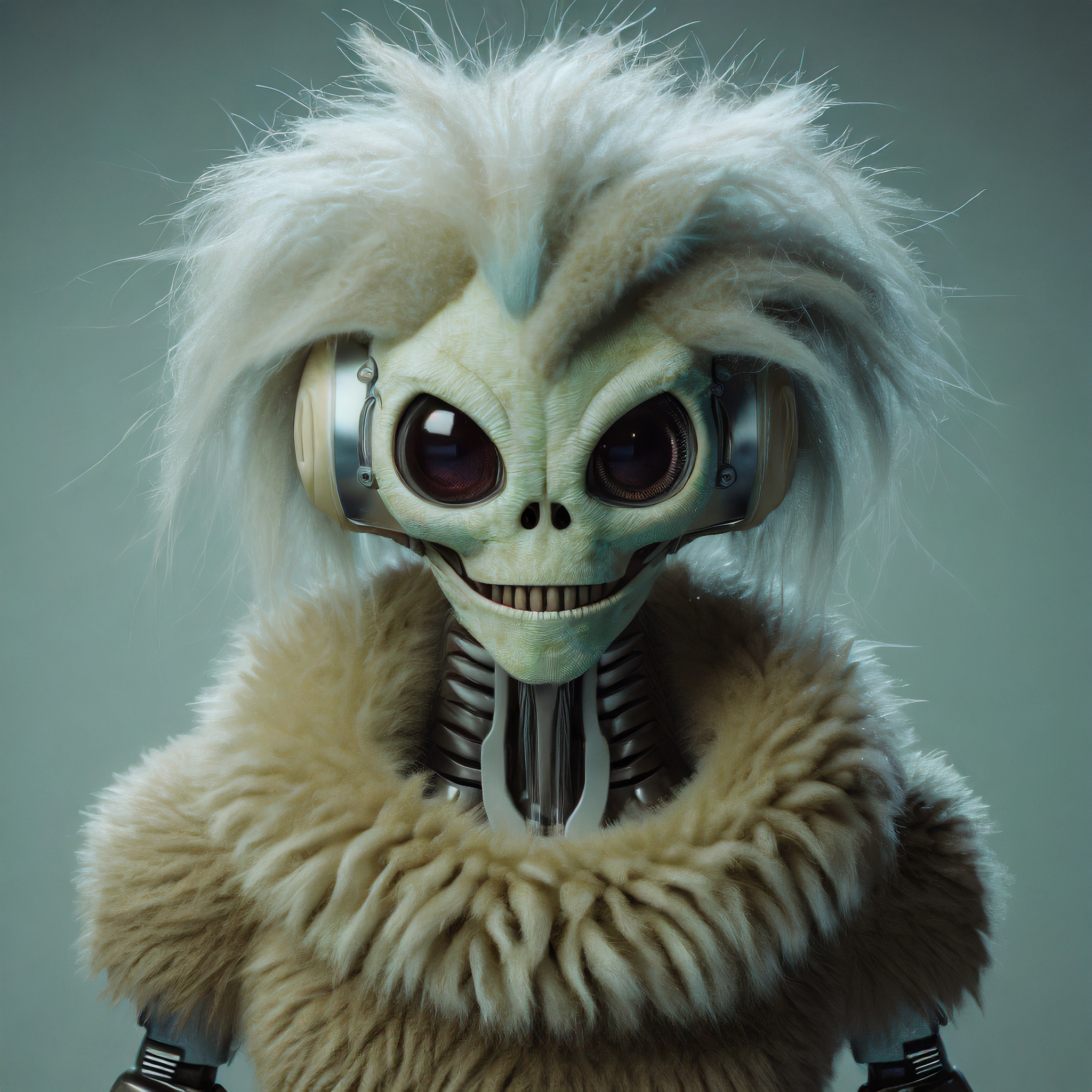 Firefly zombie monstre alien robot avec des cheveux 12800