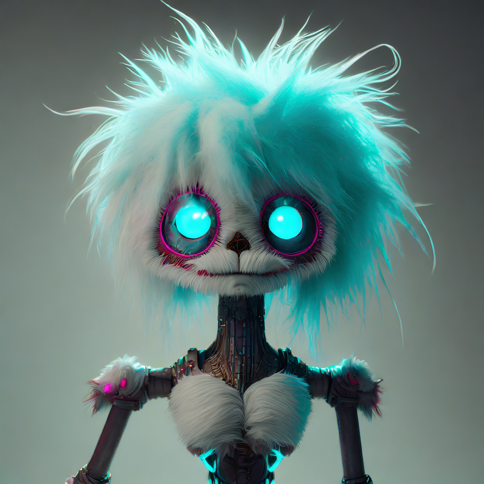 Firefly zombie monstre alien robot avec des cheveux 40630