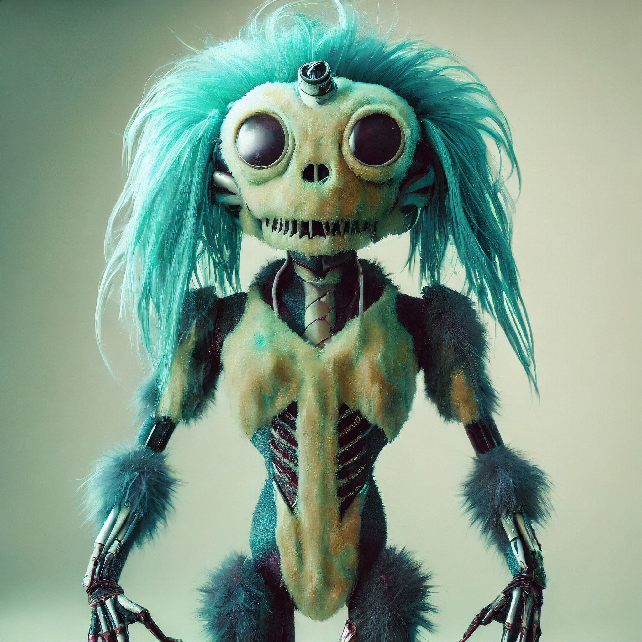 Firefly zombie monstre alien robot avec des cheveux 62457
