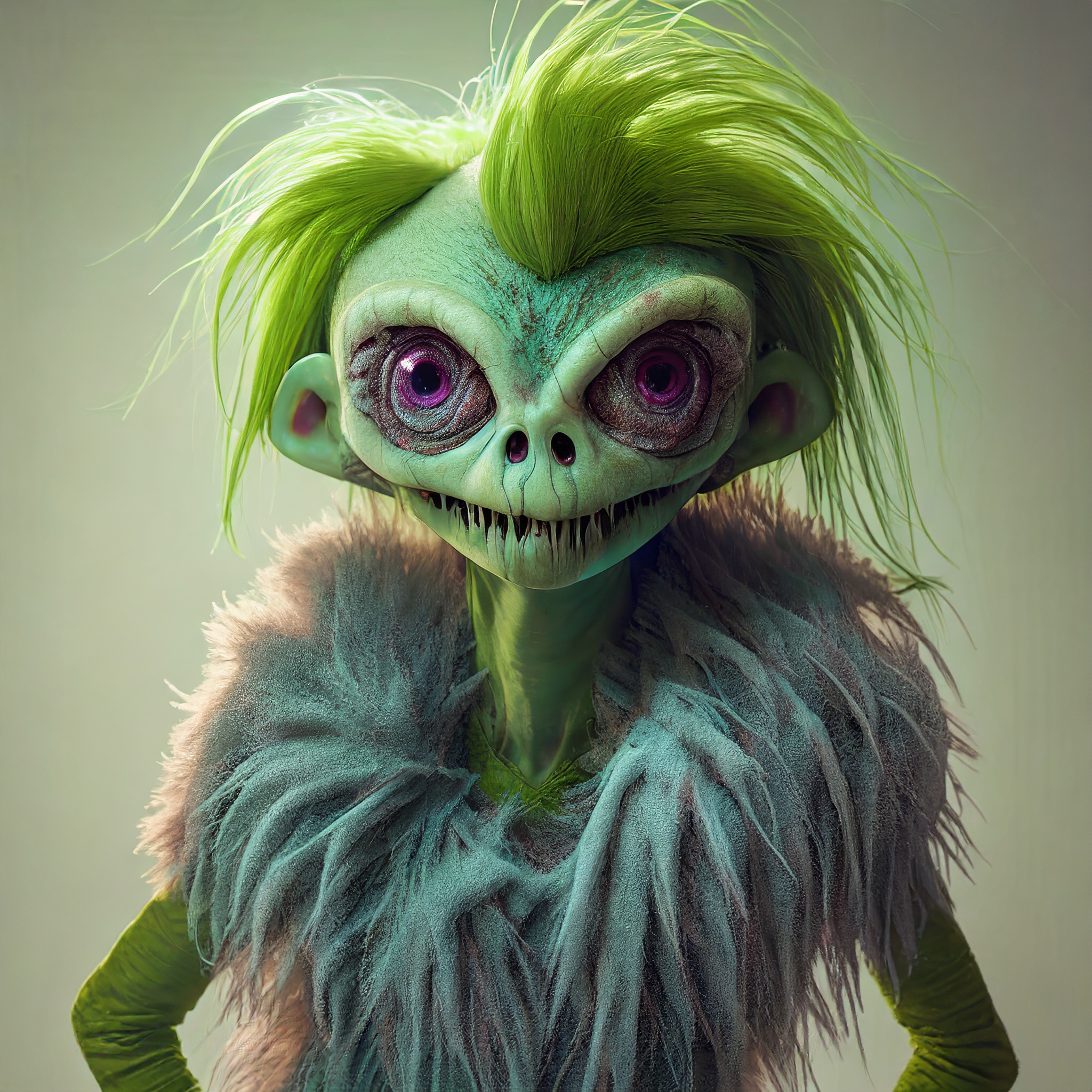 Firefly zombie monstre aliens avec des cheveux 76639