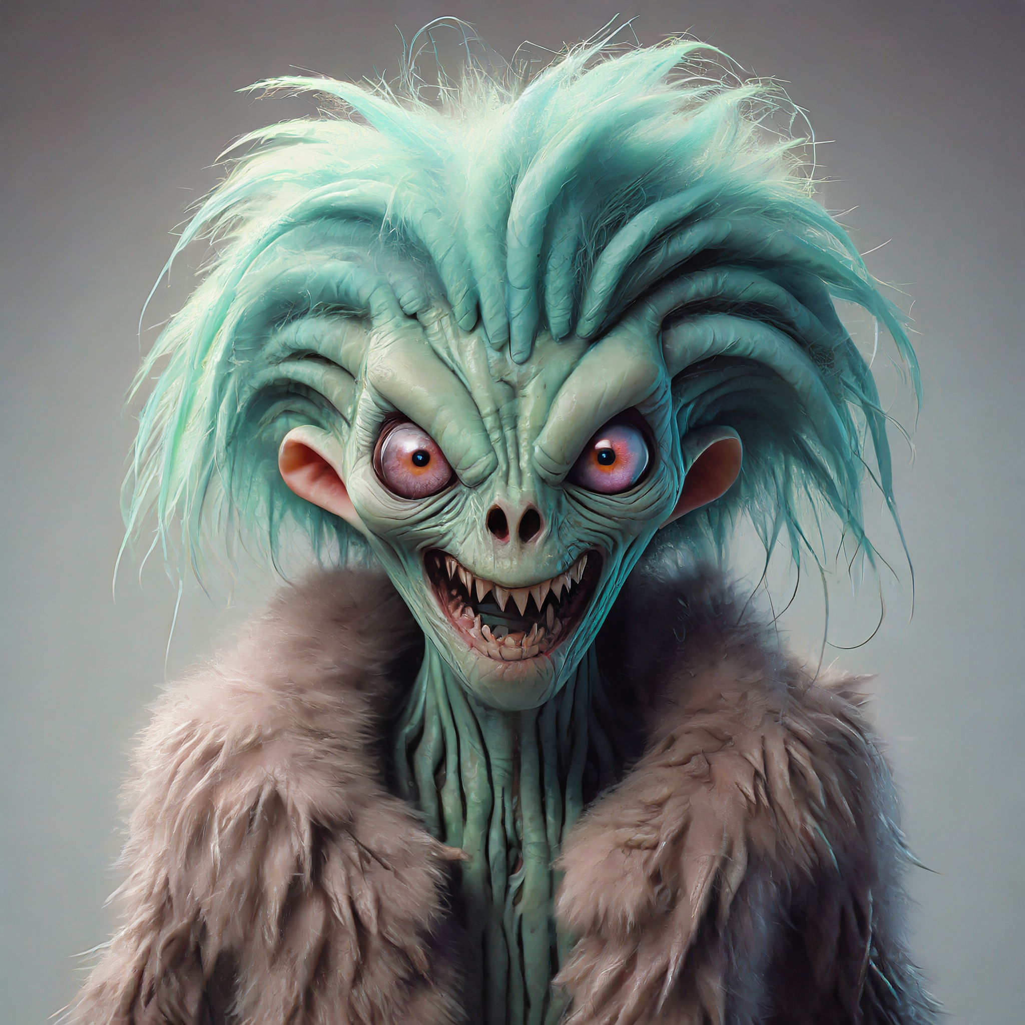 Firefly zombie monstre aliens avec des cheveux 8911