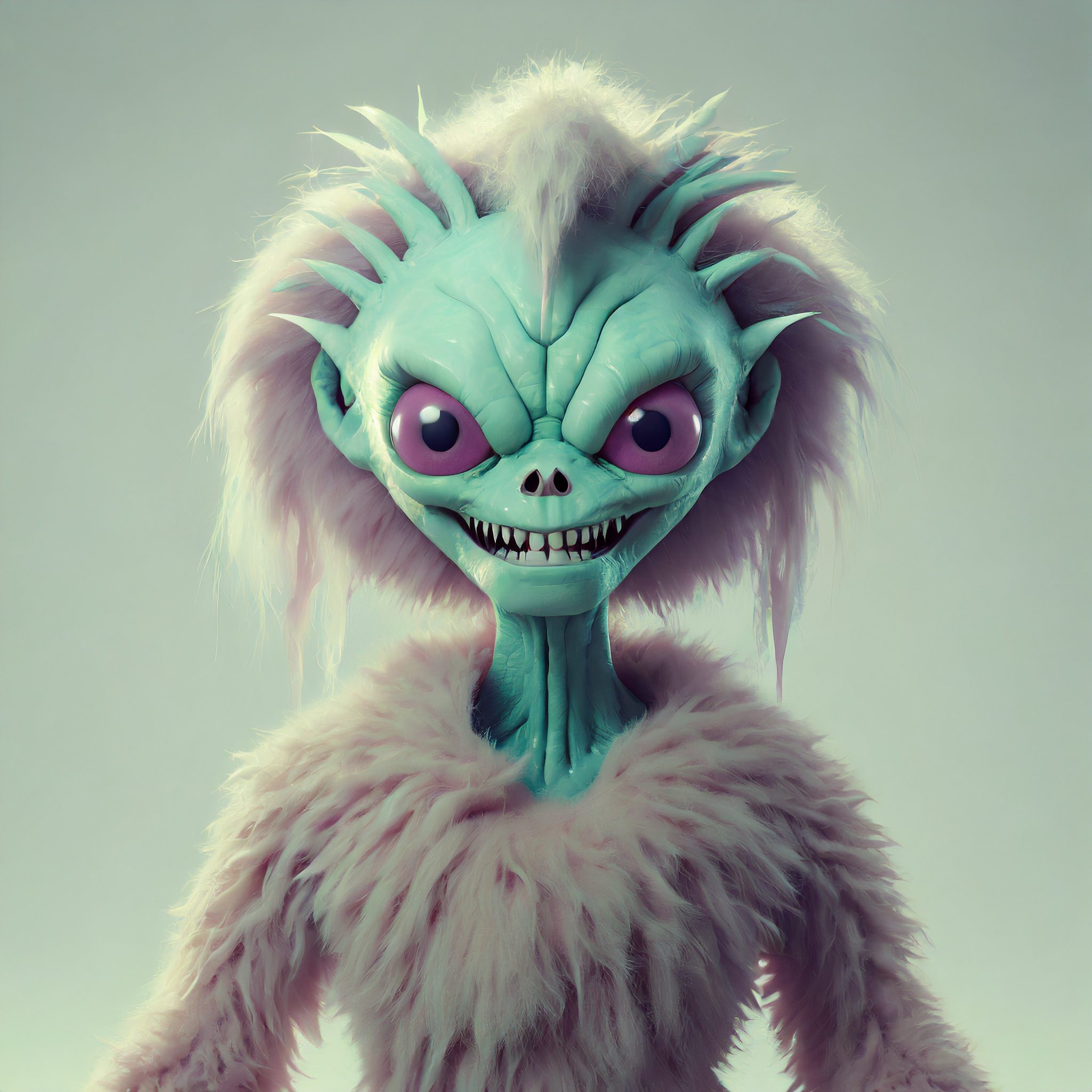 Firefly zombie monstre aliens avec des cheveux 94103