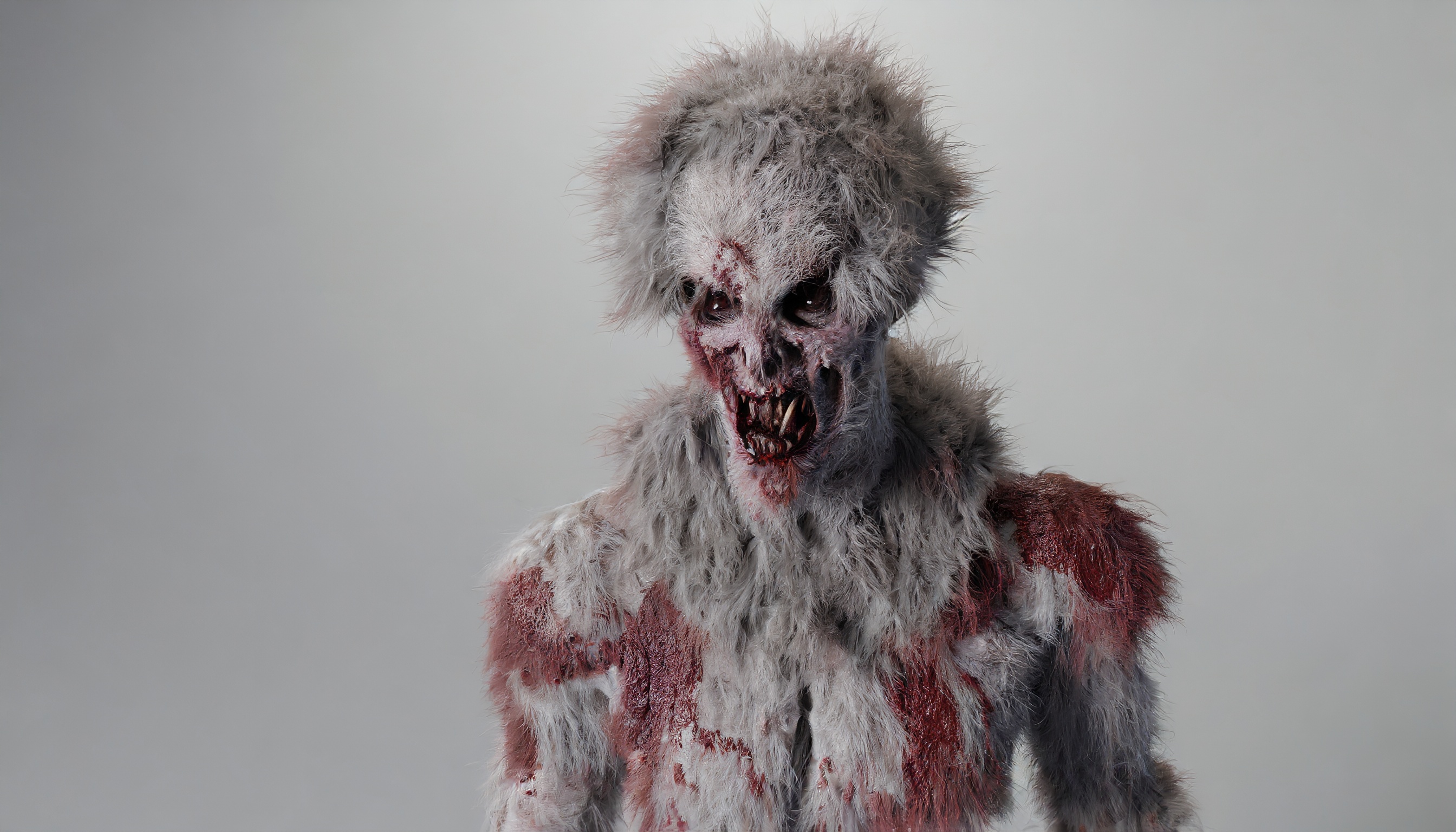 Firefly zombie monstre mutant ecorché avec sang et de poussière 28215