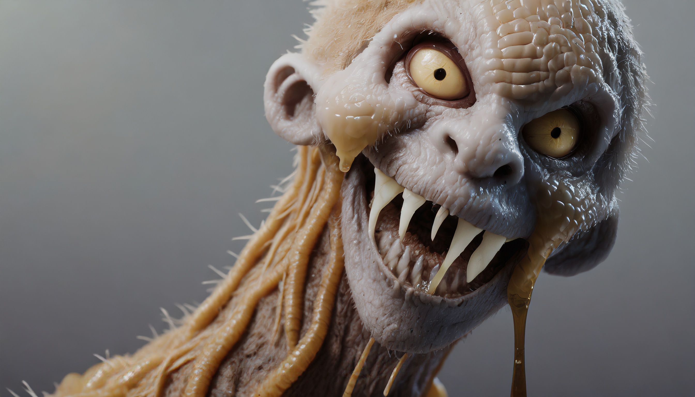 Firefly zombie mutant avec une peau de miel dégoulinant et de la colle de vers de terre et du venin -10