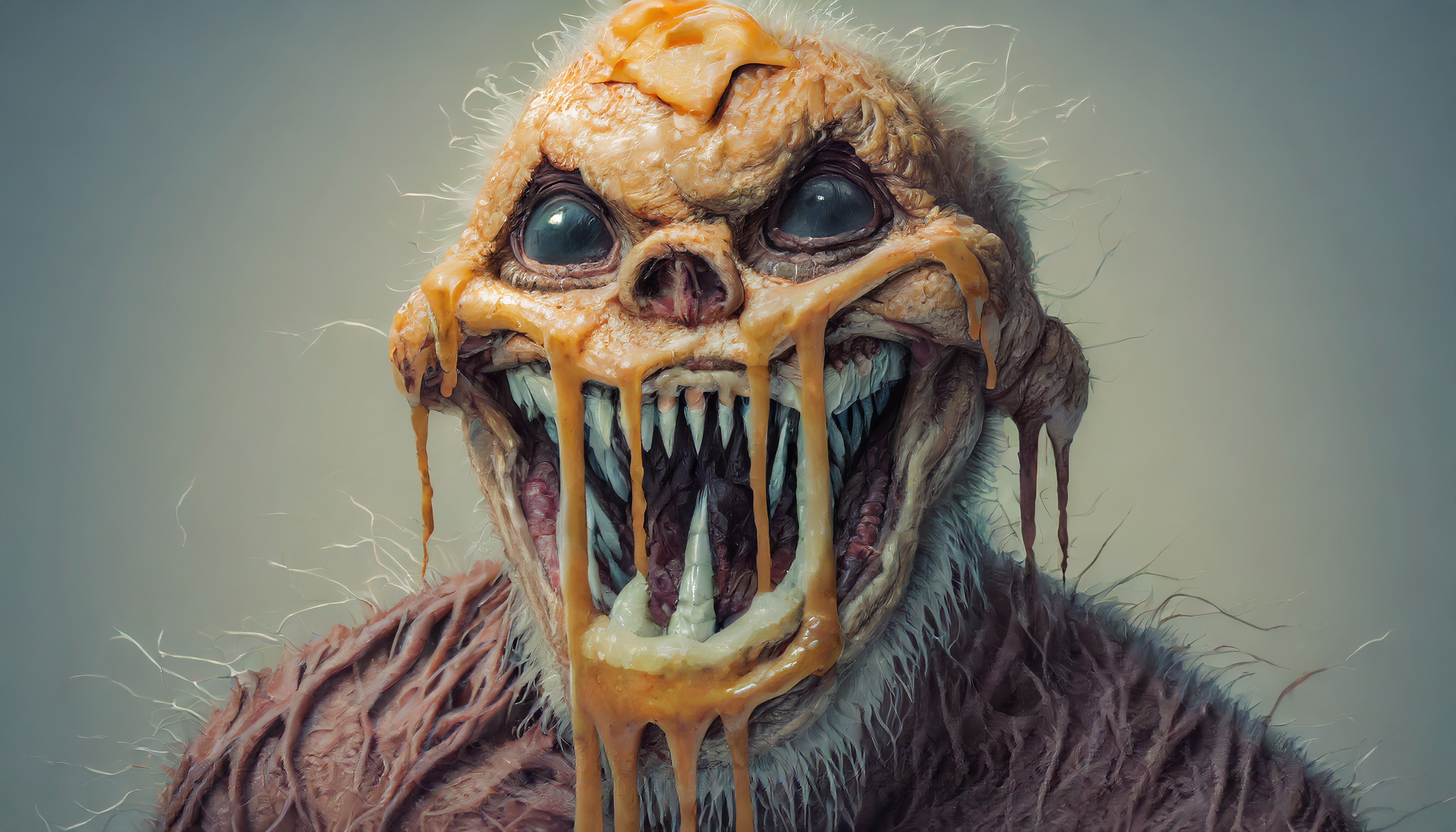 Firefly zombie mutant avec une peau de miel dégoulinant et de la colle de vers de terre et du venin -12