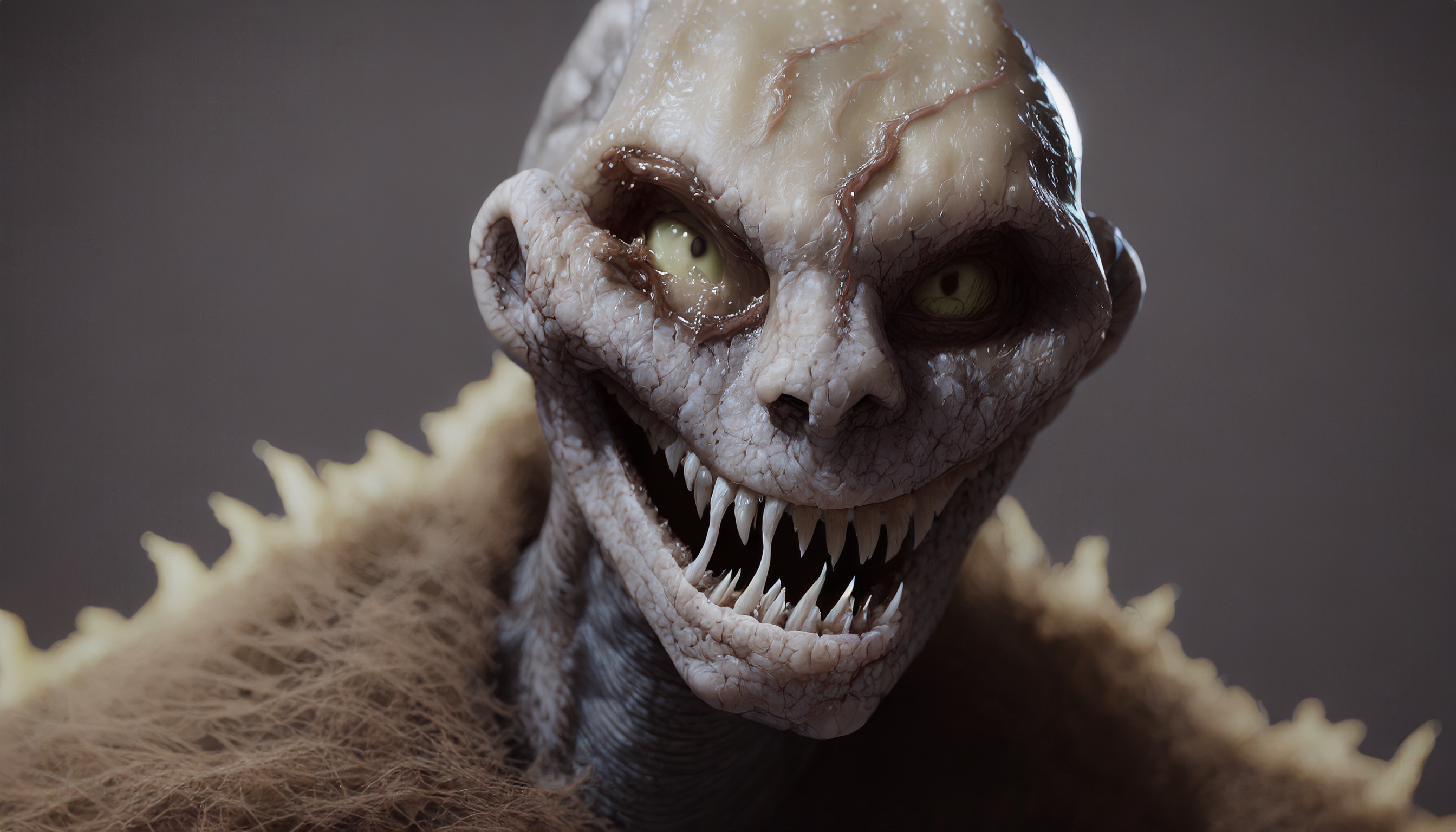 Firefly zombie mutant avec une peau de miel dégoulinant et de la colle de vers de terre et du venin -14