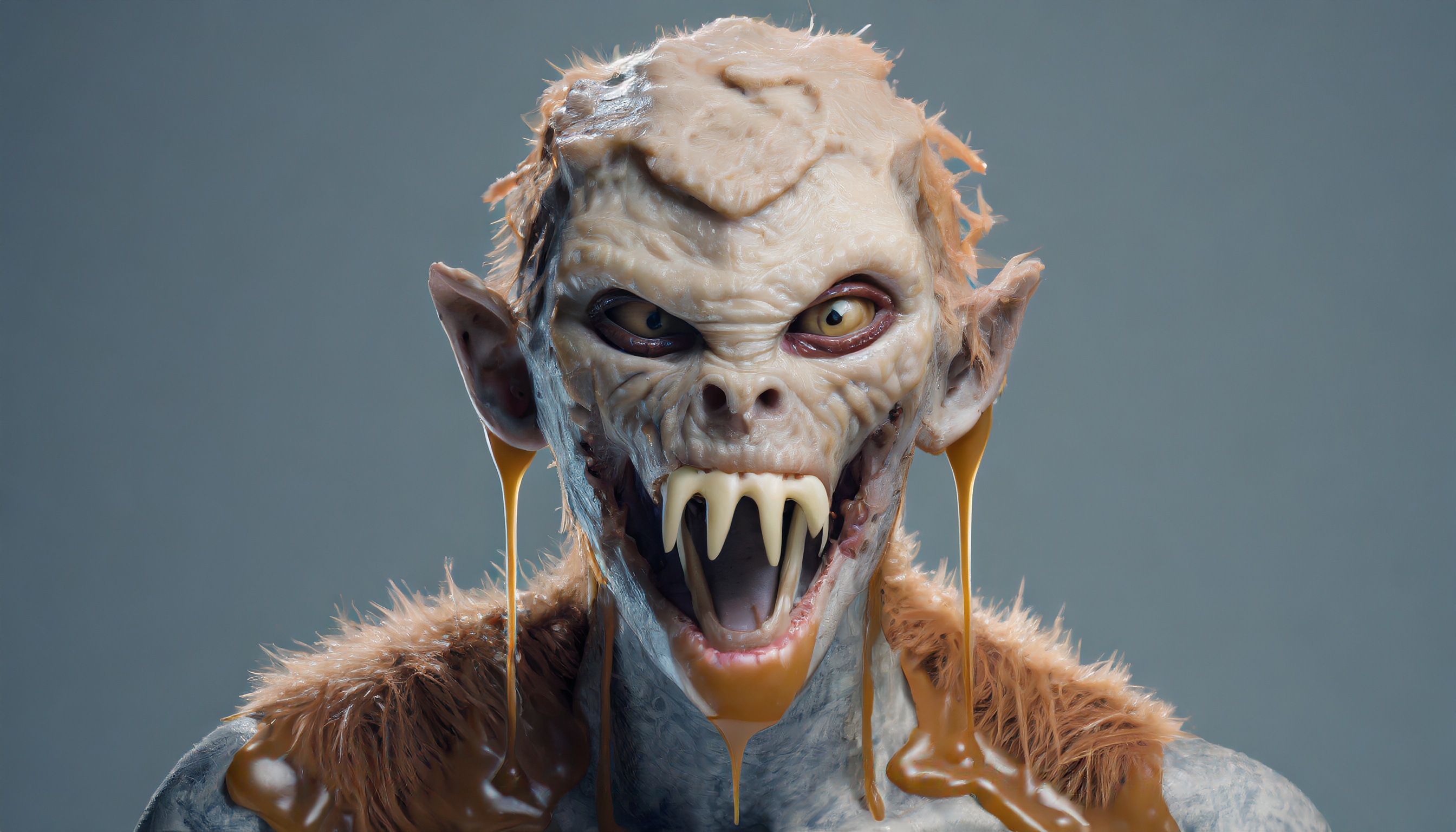 Firefly zombie mutant avec une peau de miel dégoulinant et de la colle de vers de terre et du venin -5