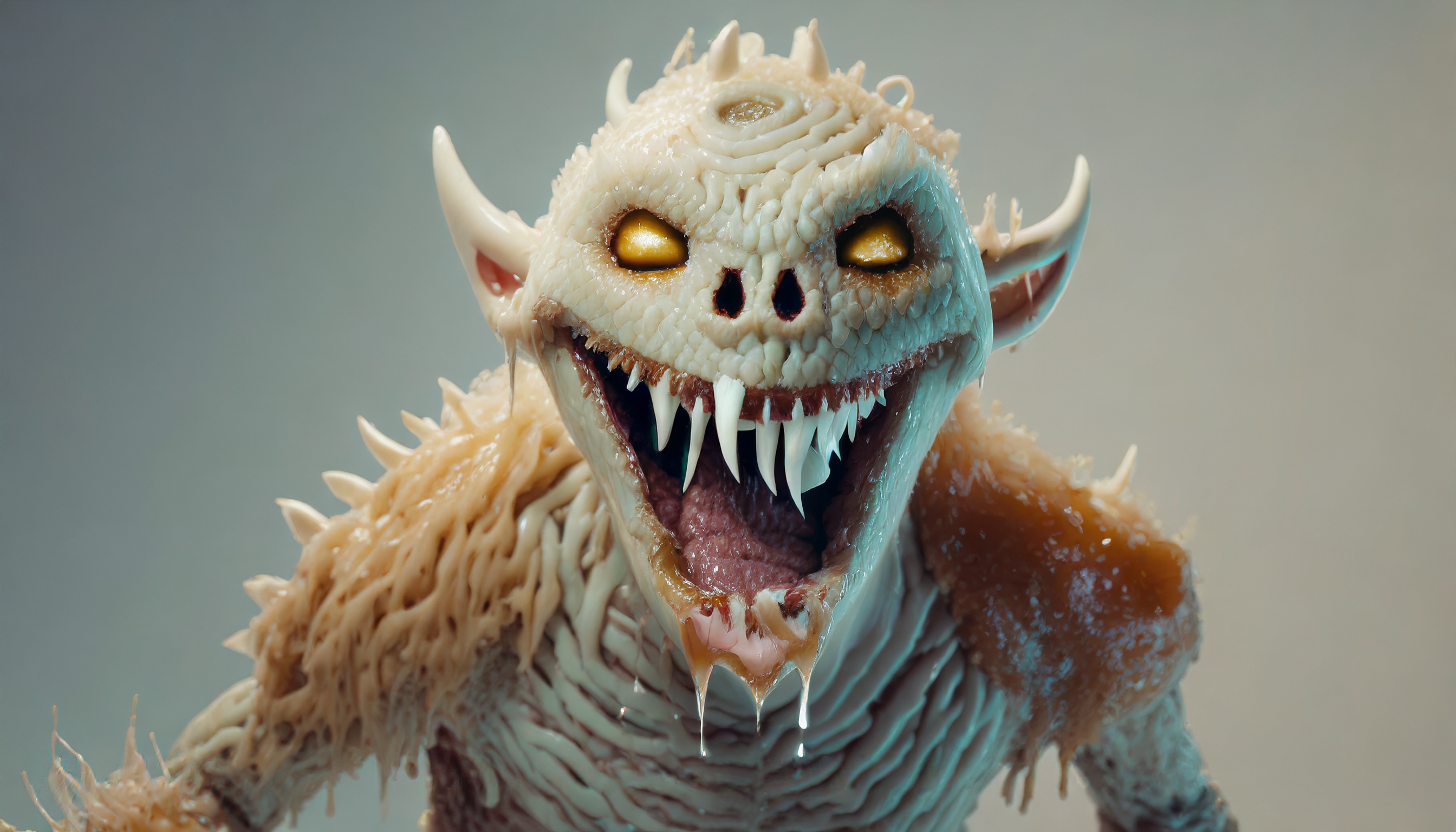 Firefly zombie mutant avec une peau de miel dégoulinant et de la colle de vers de terre et du venin -6