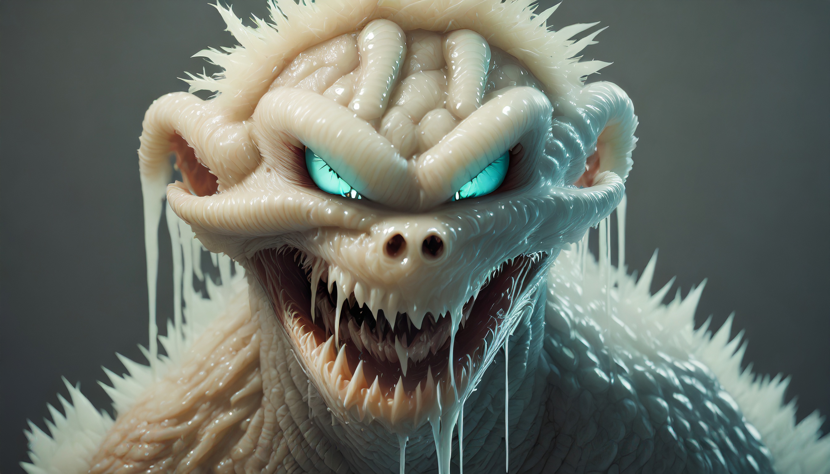 Firefly zombie mutant avec une peau de miel dégoulinant et de la colle de vers de terre et du venin -7